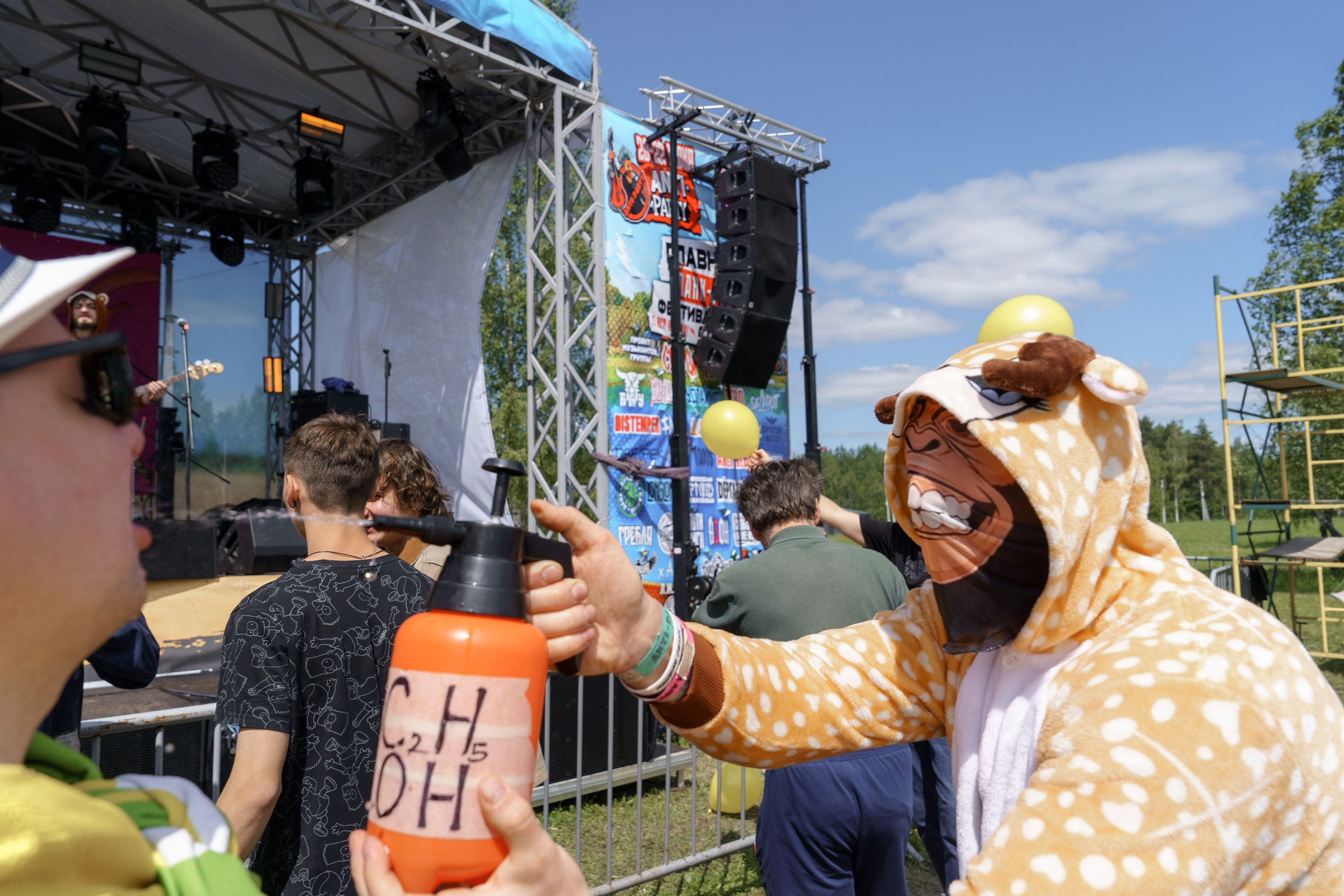 Фотоотчет с главного панк-рок фестиваля страны Anti-Party 2025. Фотограф Николай Прокофьев модельные тесты в Москве