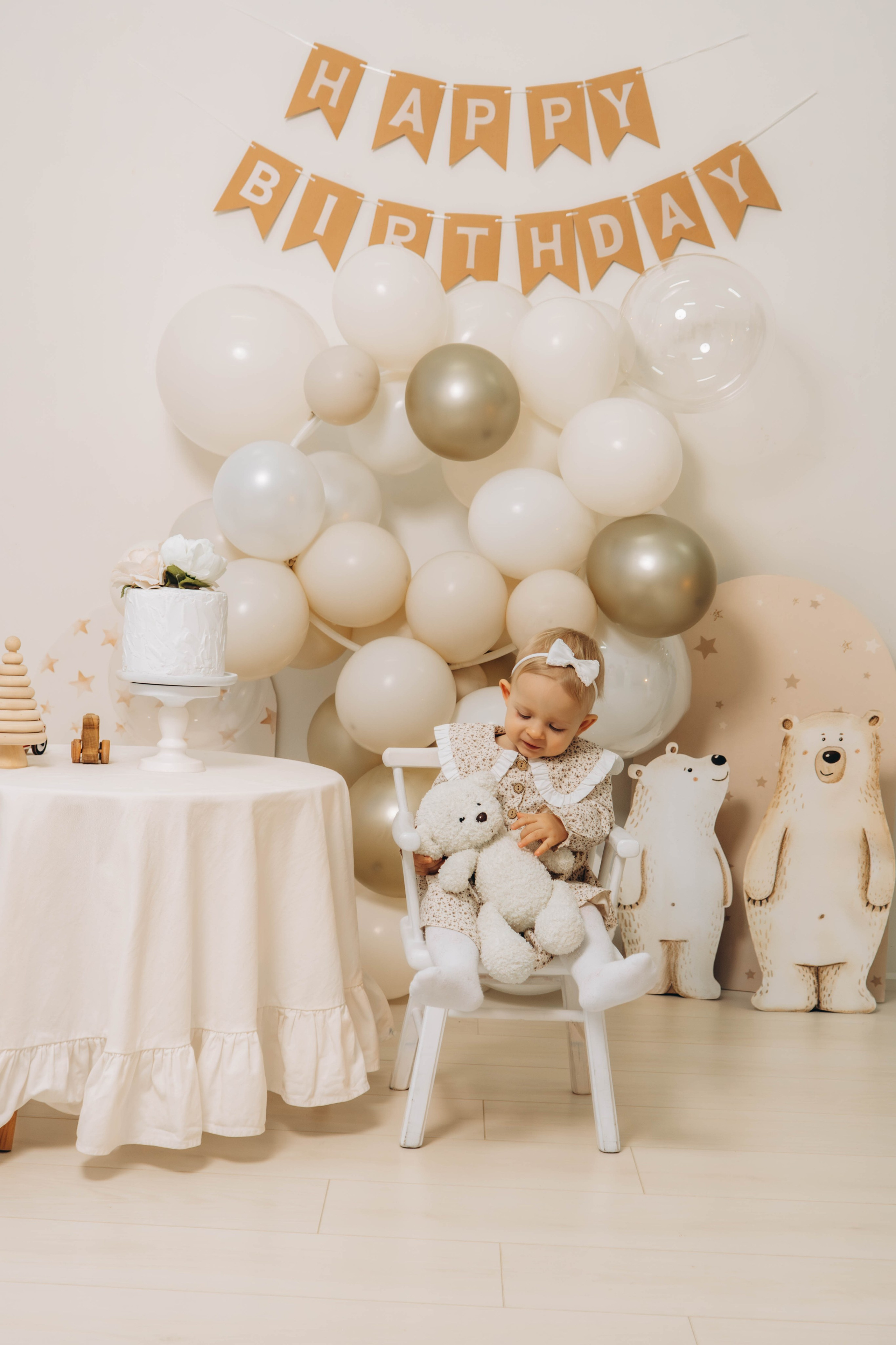 Съемка на годик малышки. Студия «LuLu». Фотограф Москва Валерия Веденина