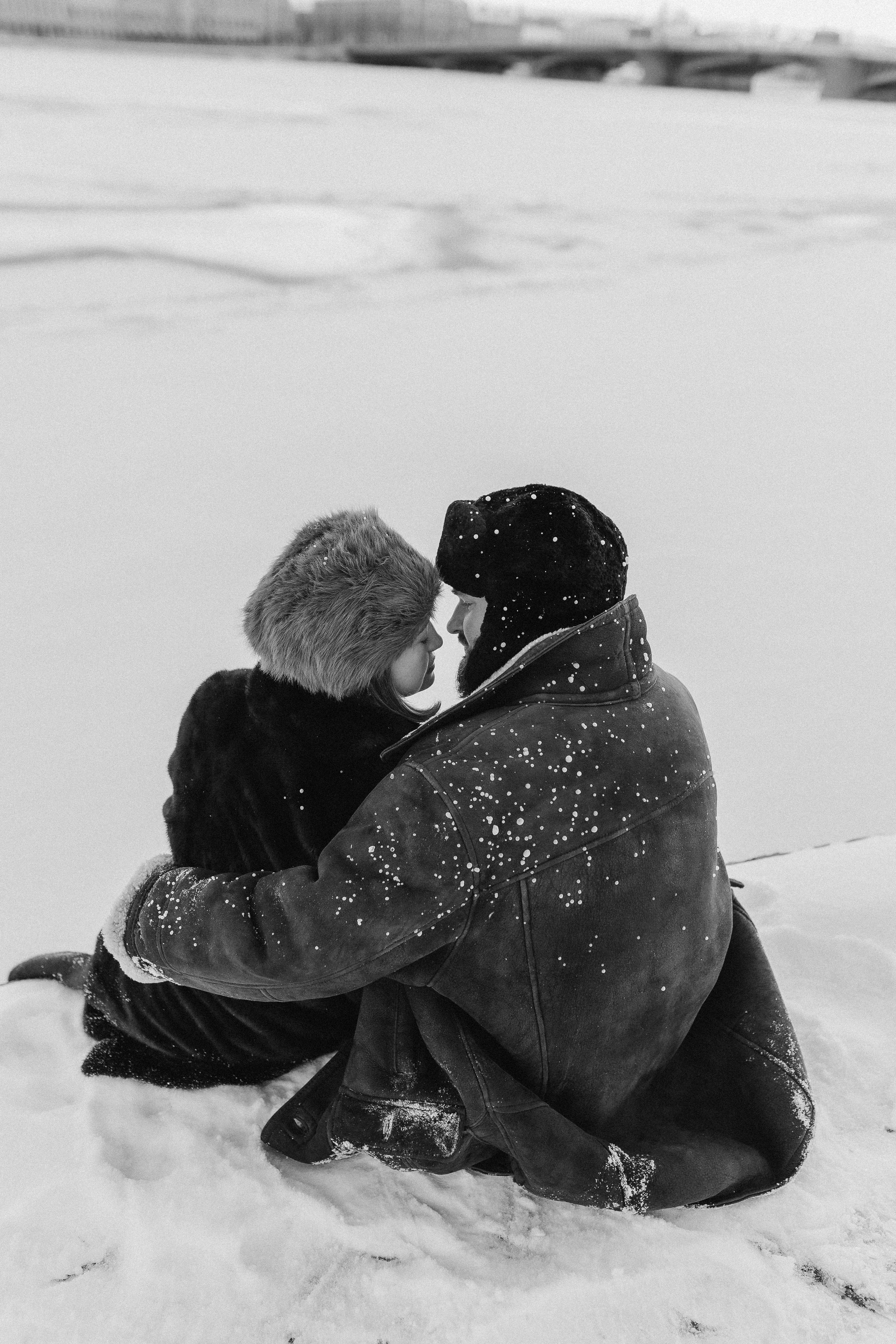 LoveStory зимняя. Фотограф Санкт-Петербург Князева Елизавета
