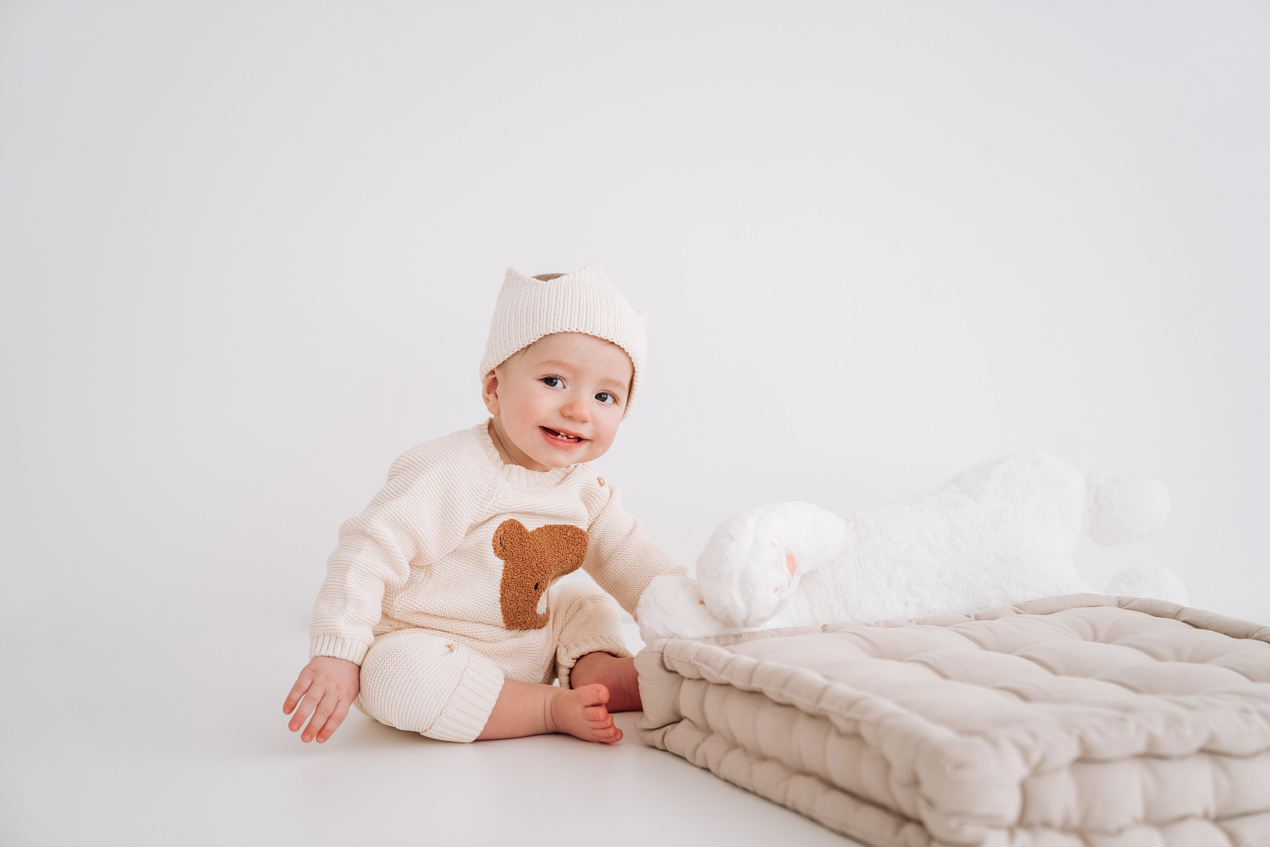 Новогодняя детская фотосессия для Феди. Семейный фотограф СПб Анастасия Василь. Фотосессия на годик