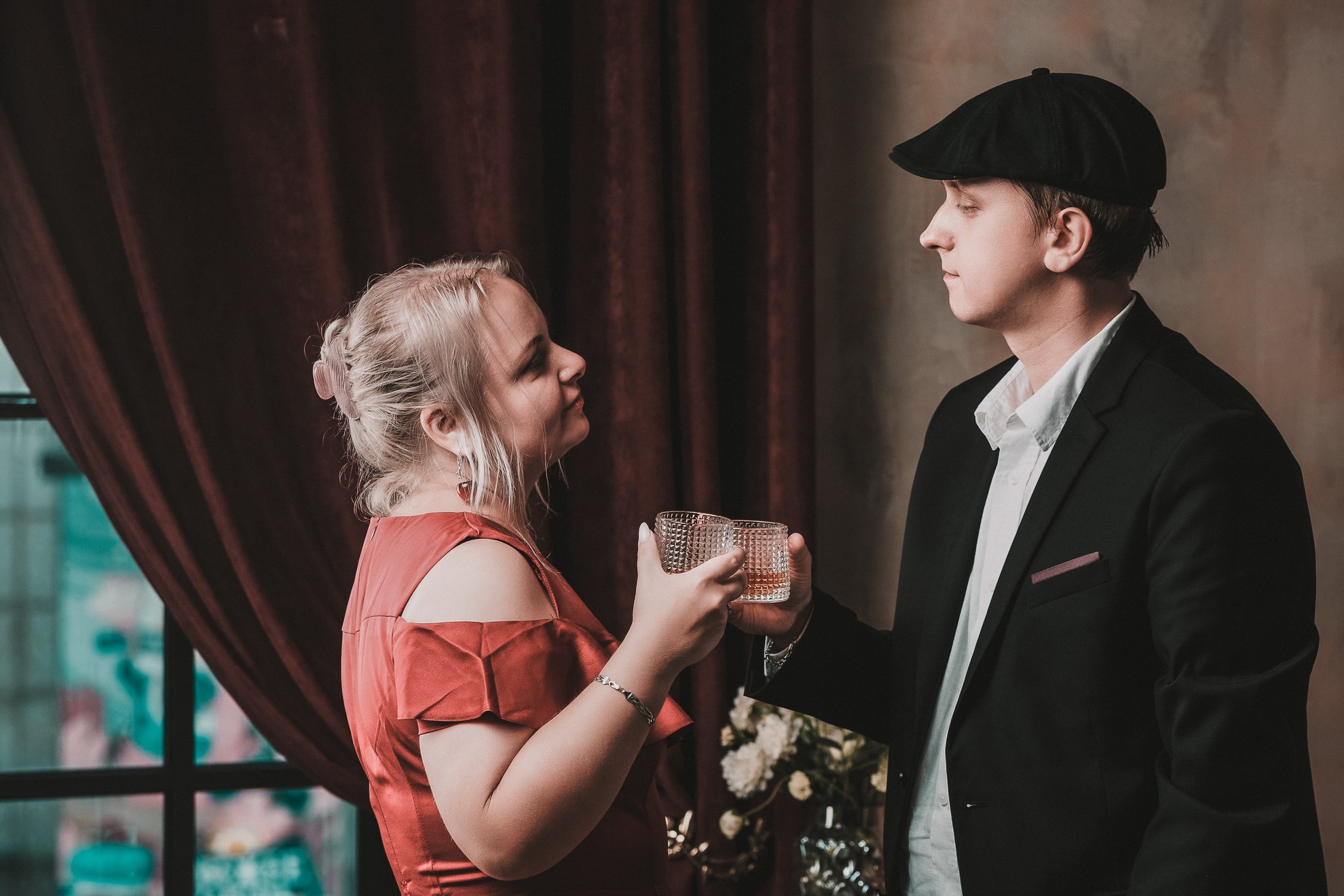 Лавстори. Парная студийная фотосессия