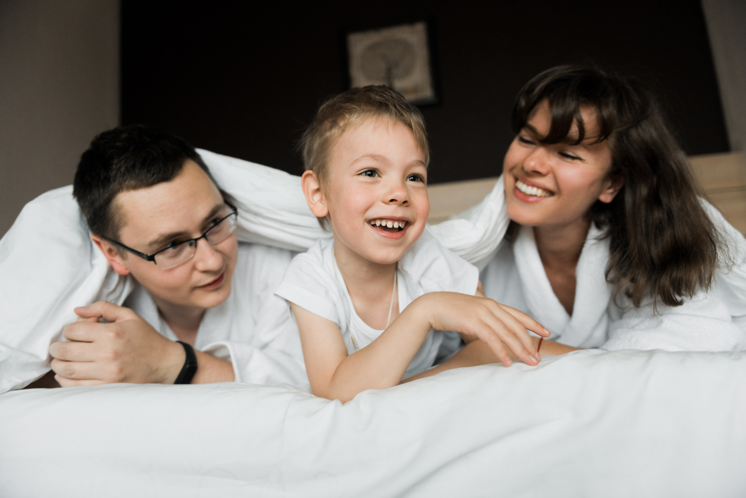 Дима, Лена и малыш. Фотограф Егоров Констанин