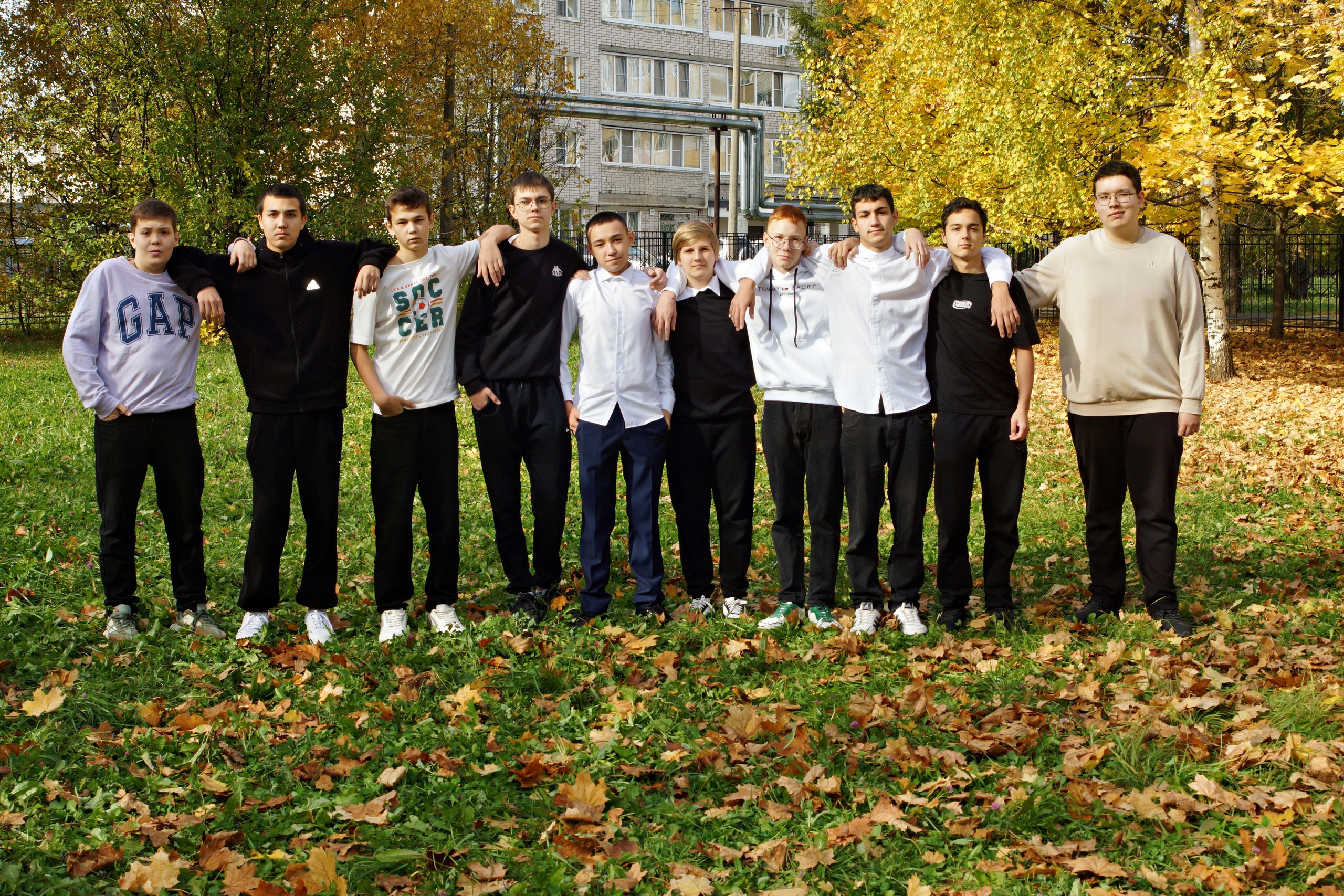 Осенняя фотосессия в школе г. Йошкар-Ола