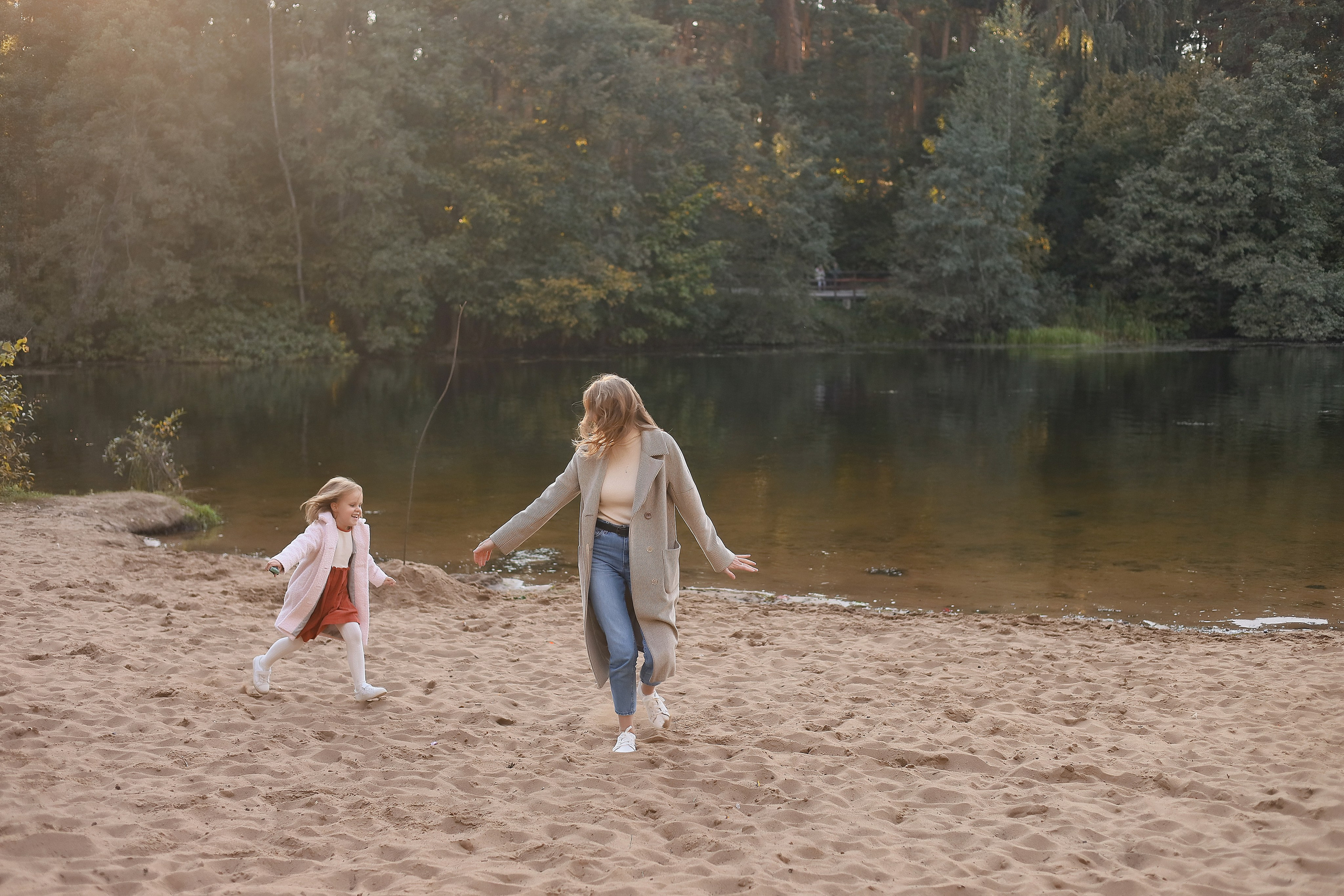 Надя, Женя и Ариана. Серебряный бор. Фотограф Москва Лара Чайка