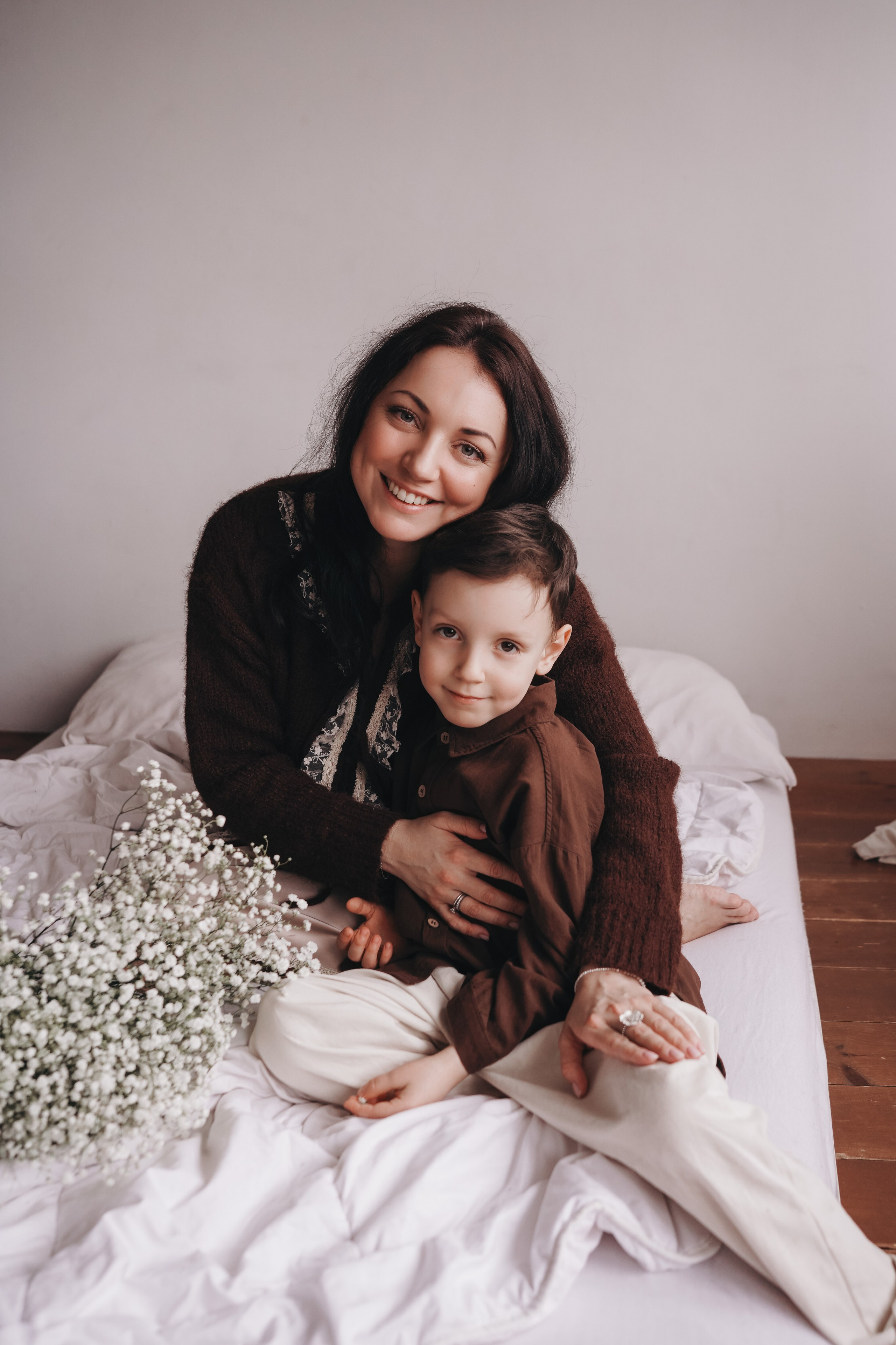 Фотодень Мамы 2026. Фотограф Новорожденных в Москве. Семейные истории в стиле LIFE