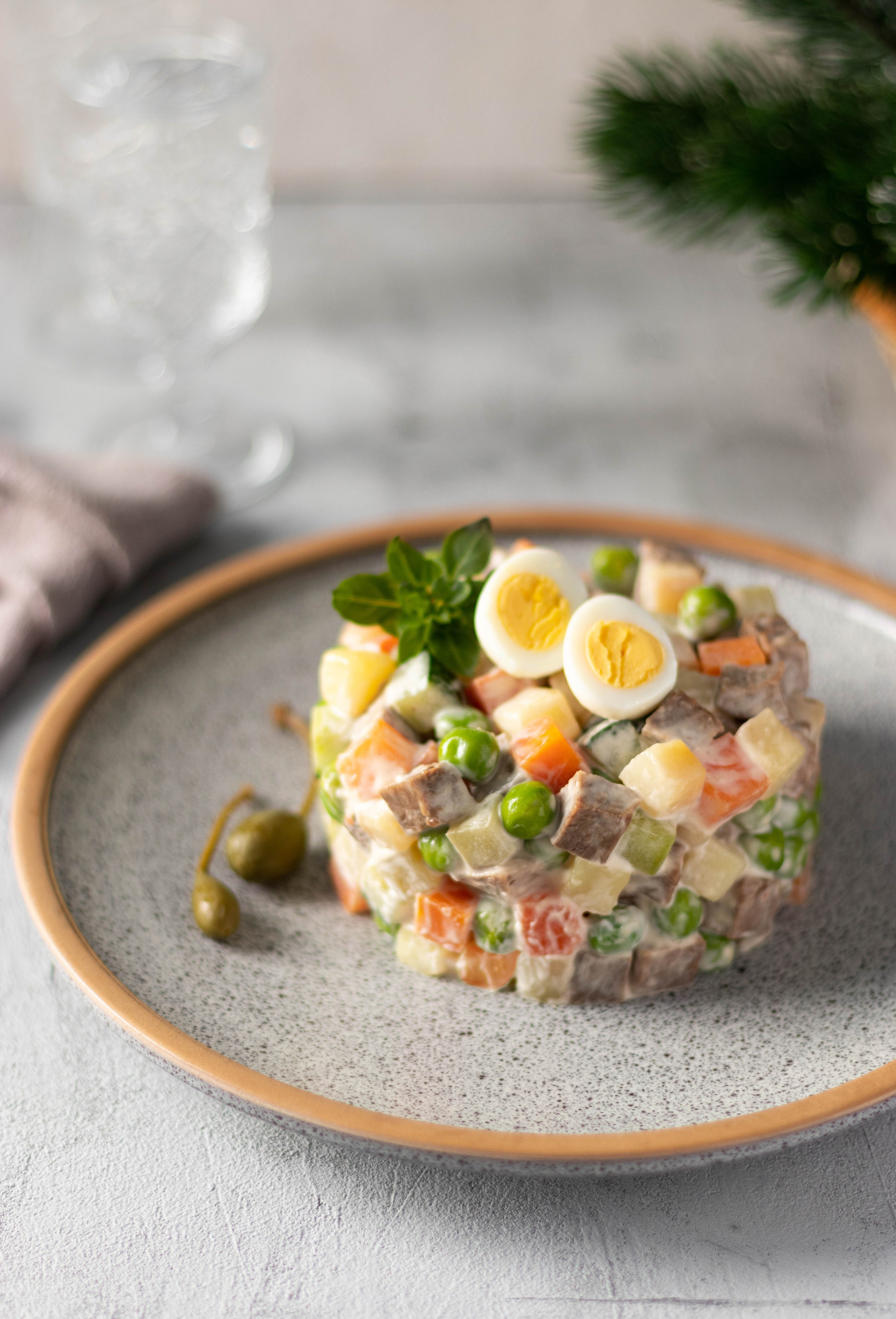 Оливье. Ольга Кирсанова фуд-фотограф, фуд-стилист, Москва