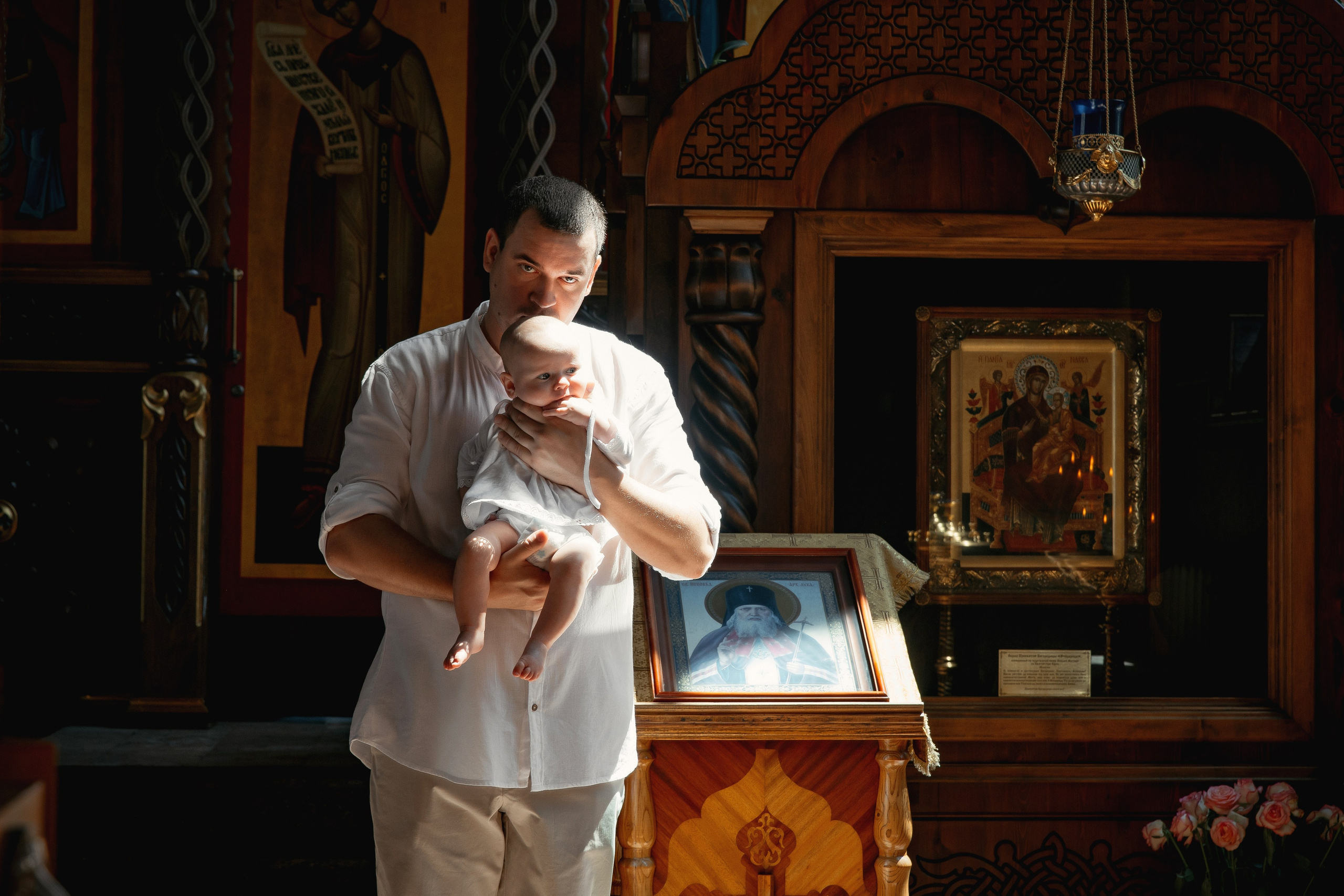 Таинство Крещения Михаила. Свадебный и Семейный Фотограф в Краснодаре