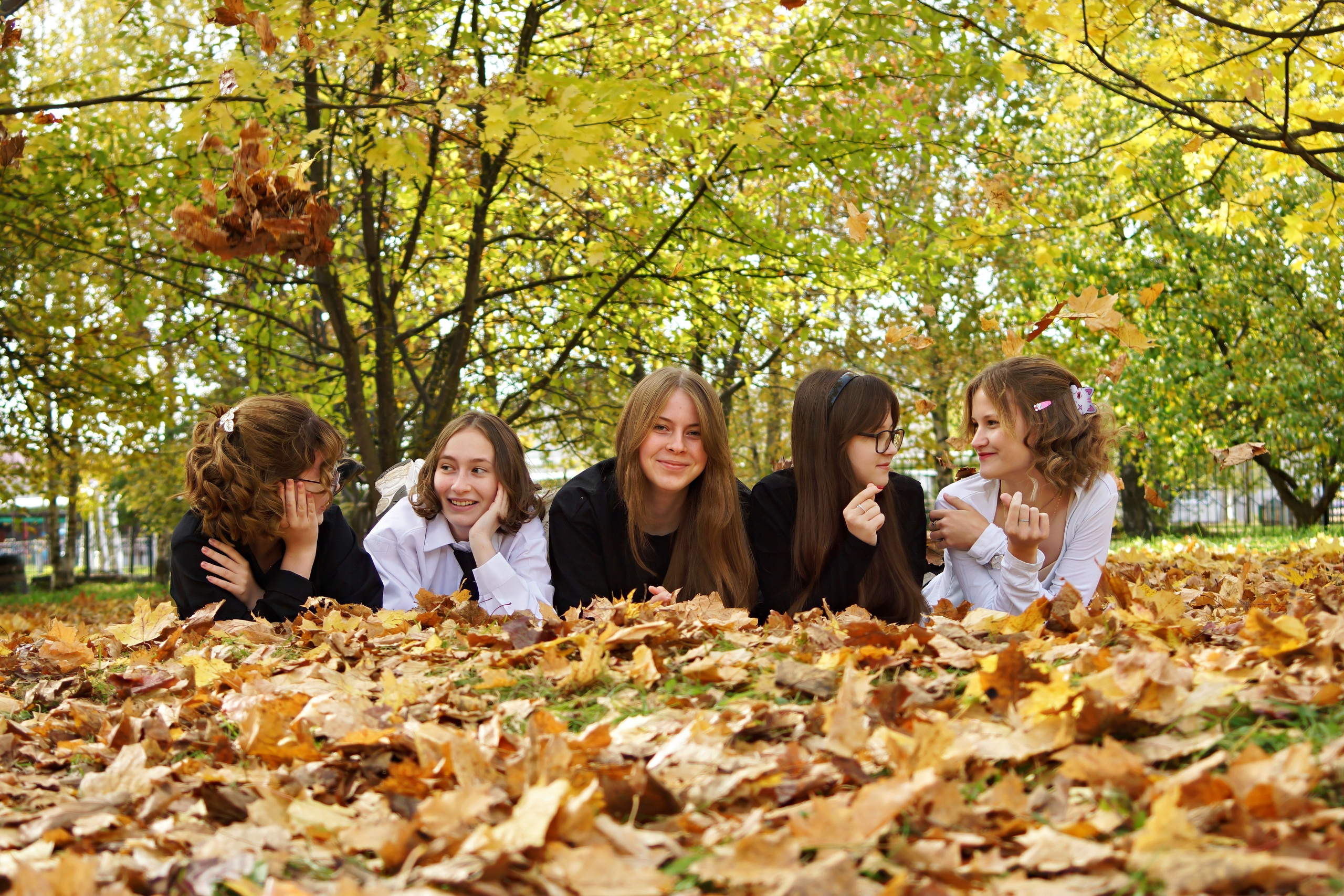 Осенняя фотосессия в школе г. Йошкар-Ола
