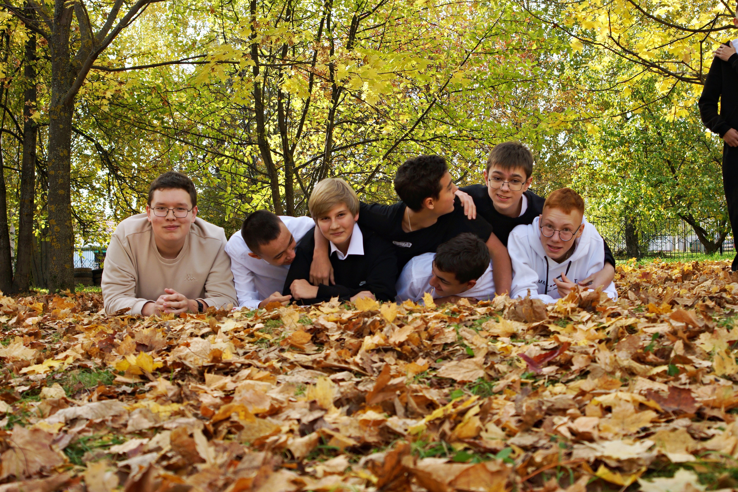 Осенняя фотосессия в школе г. Йошкар-Ола