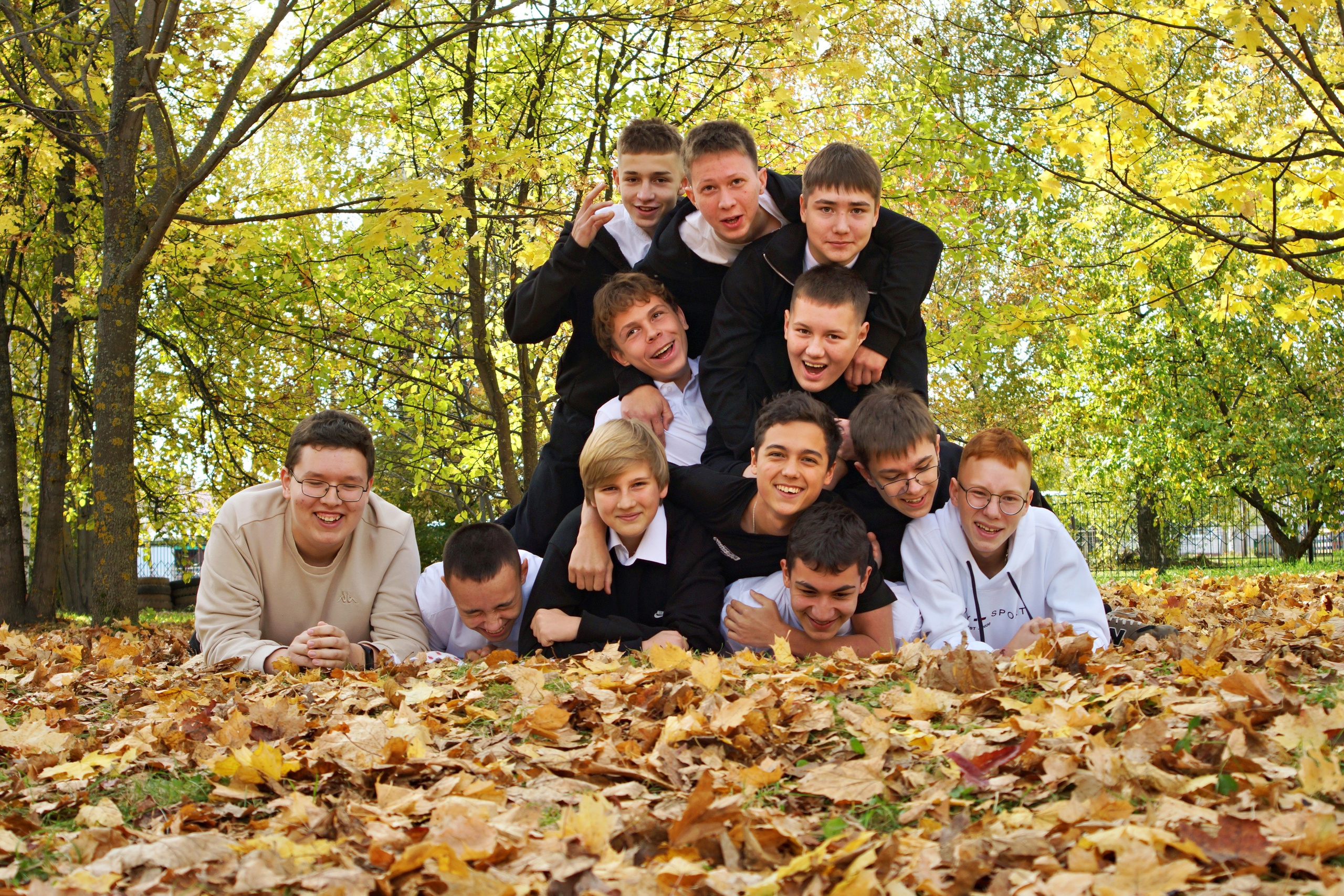 Осенняя фотосессия в школе г. Йошкар-Ола