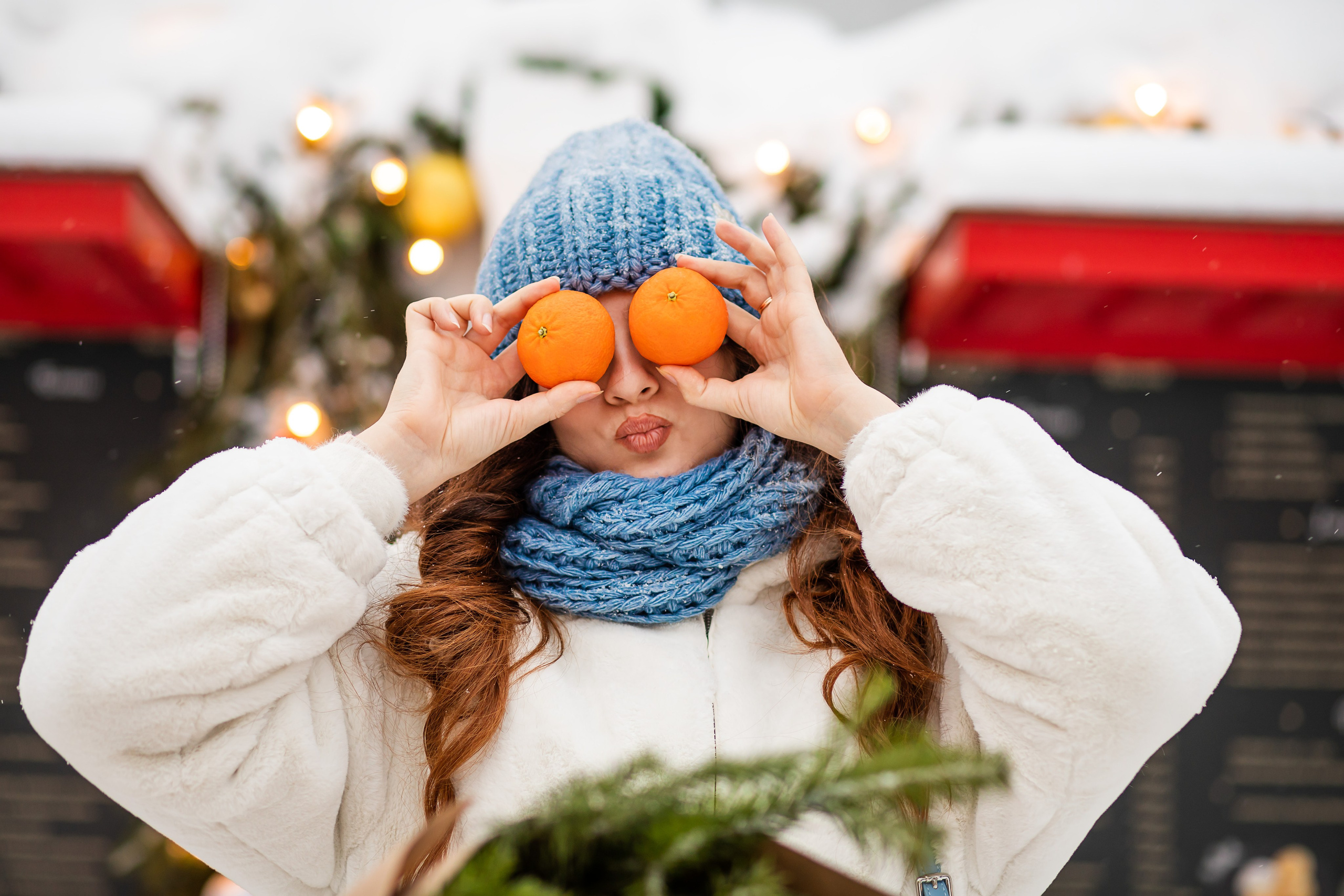 Вероника. Новогодняя фотопрогулка на Манежной площади. Свадебный и семейный фотограф в Колпино и СПб Юлия Папанова