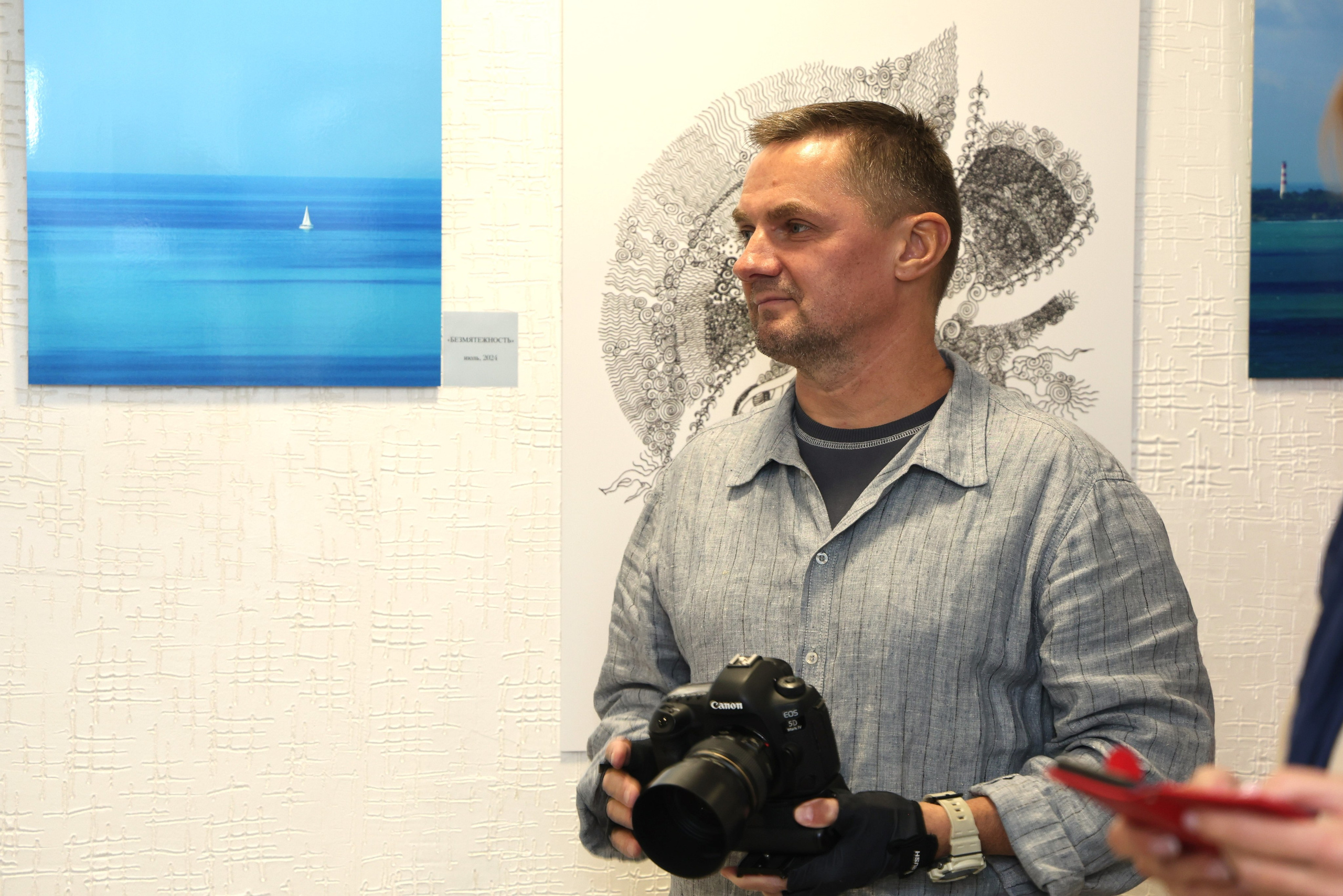 Открытие выставки в АРТ-пространстве Ники Сухаревой «Чёрное море». Фотограф в Геленджике Нина Небесная