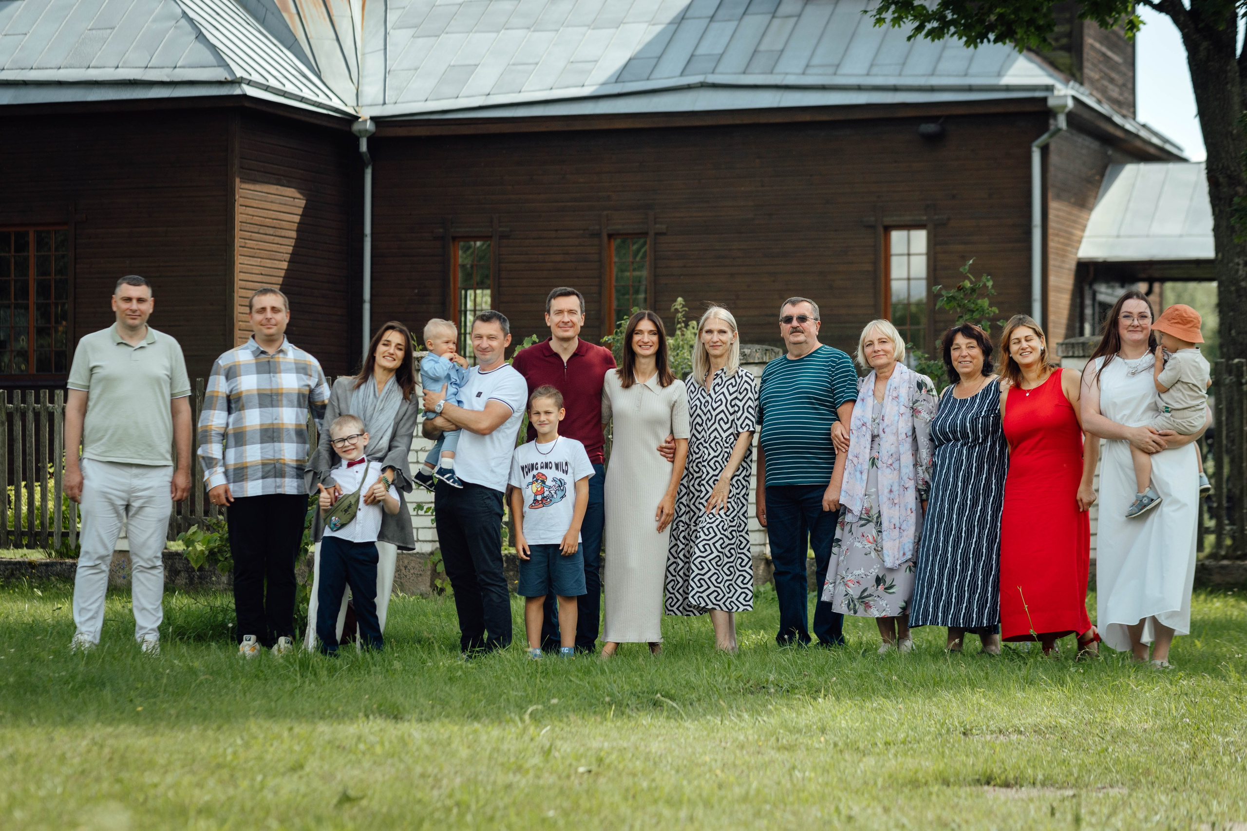 Крещение Тимофея, д. Киевец, храм Святой Троицы, август 2025