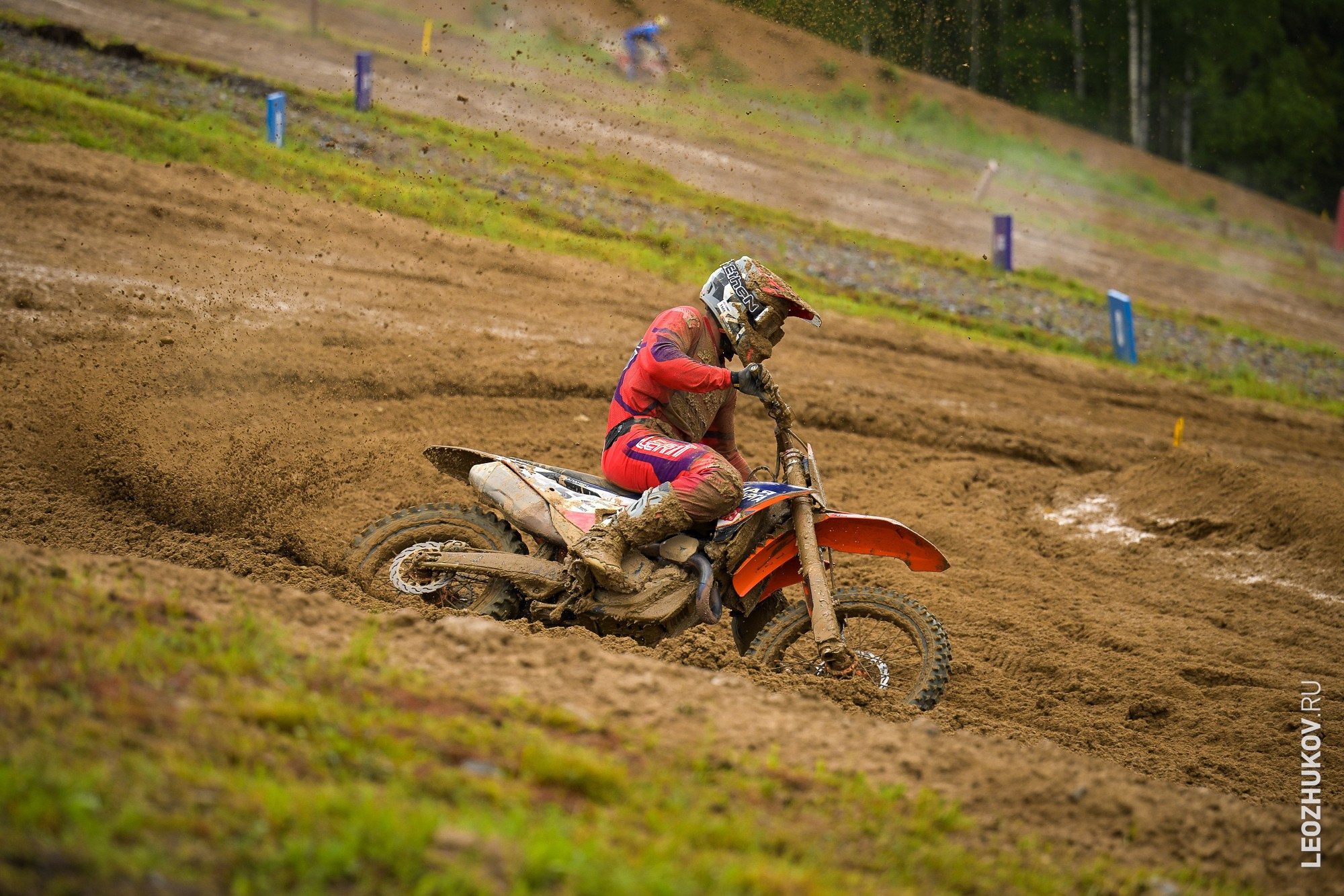 1 round of ММТ RGP russian motocross championships. Sports photographer Leonid Zhukov