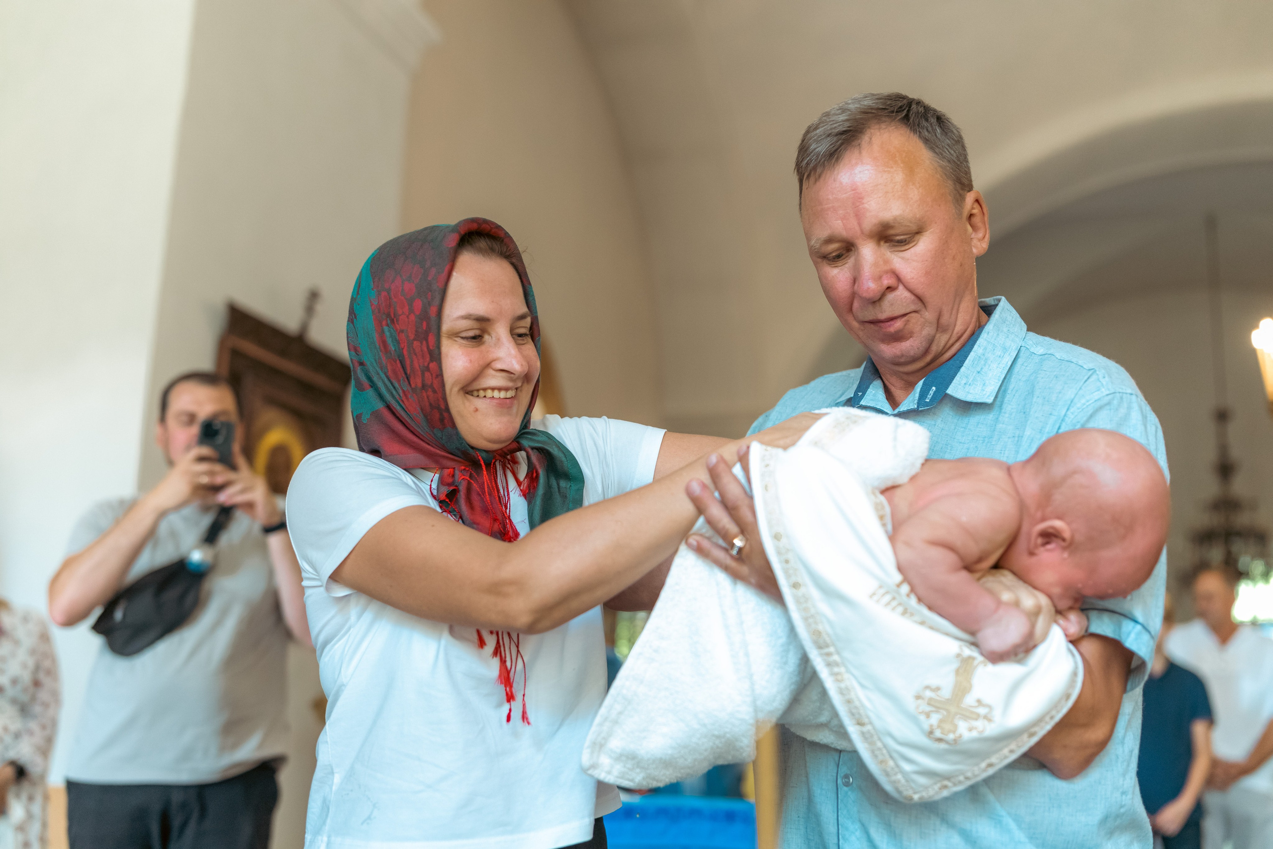 Таинство крещения. Православный фотограф Электросталь-Ногинск Ремизов Владимир