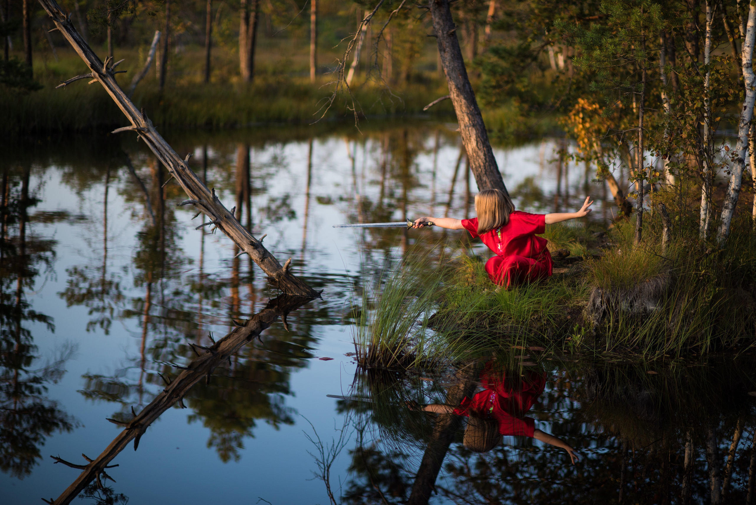 Лера. Фотосъемки на сапах, Москва. Сплавы на сапах