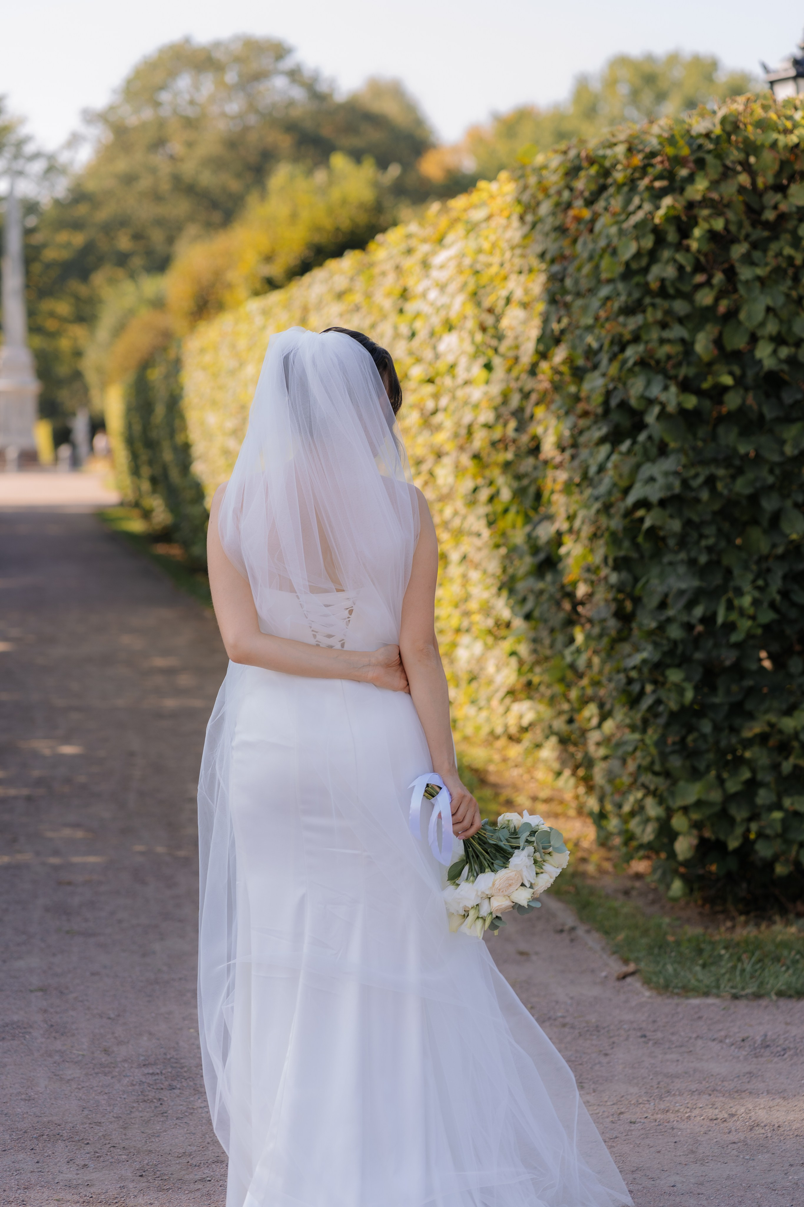 Свадебная фотосессия в Москве, парк Кусково. Свадебный фотограф в Москве Анна Полушина