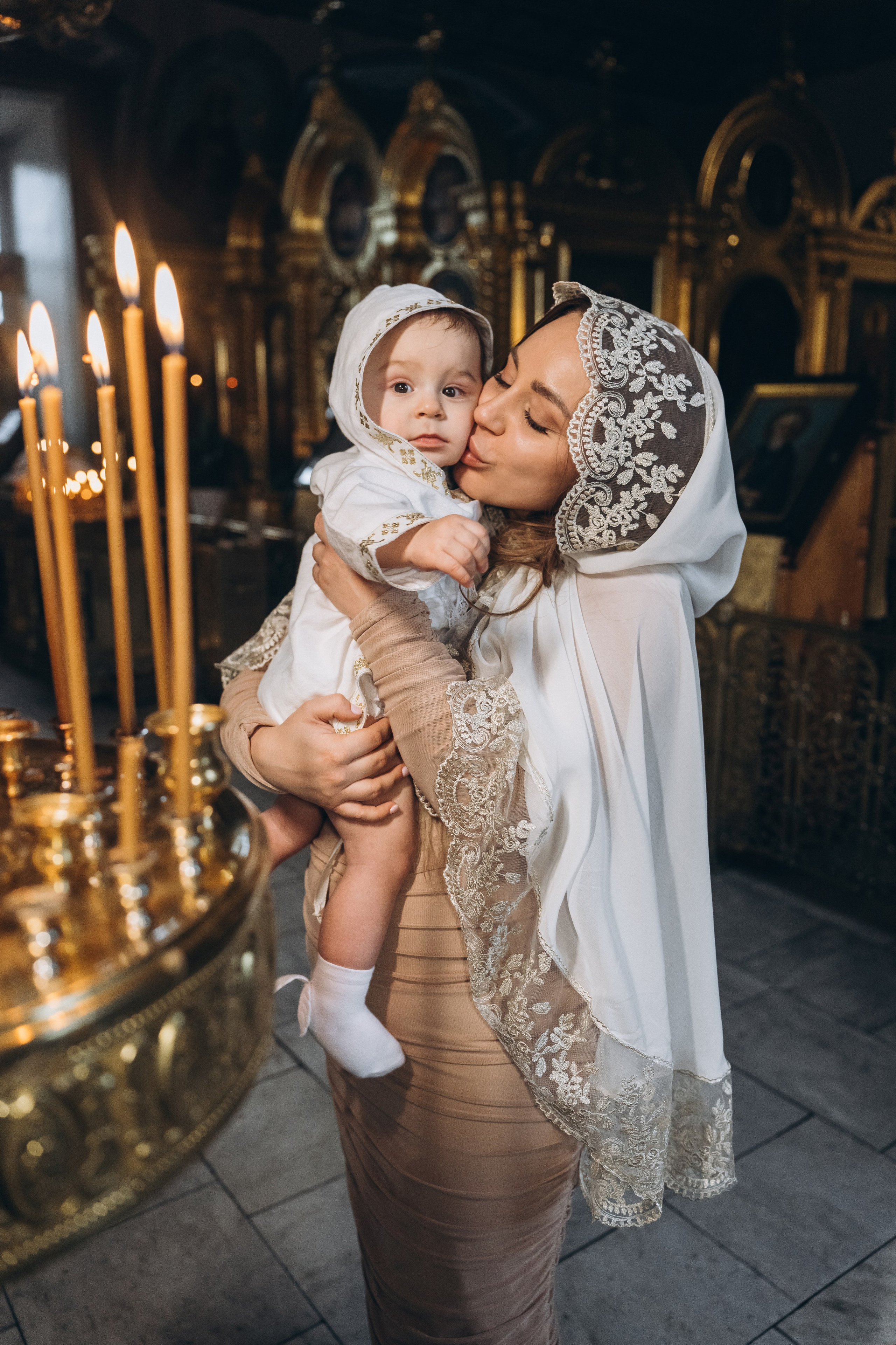 Таинство Крещения Демида. Фотограф Ольга Рубцова в Москве и Московской области