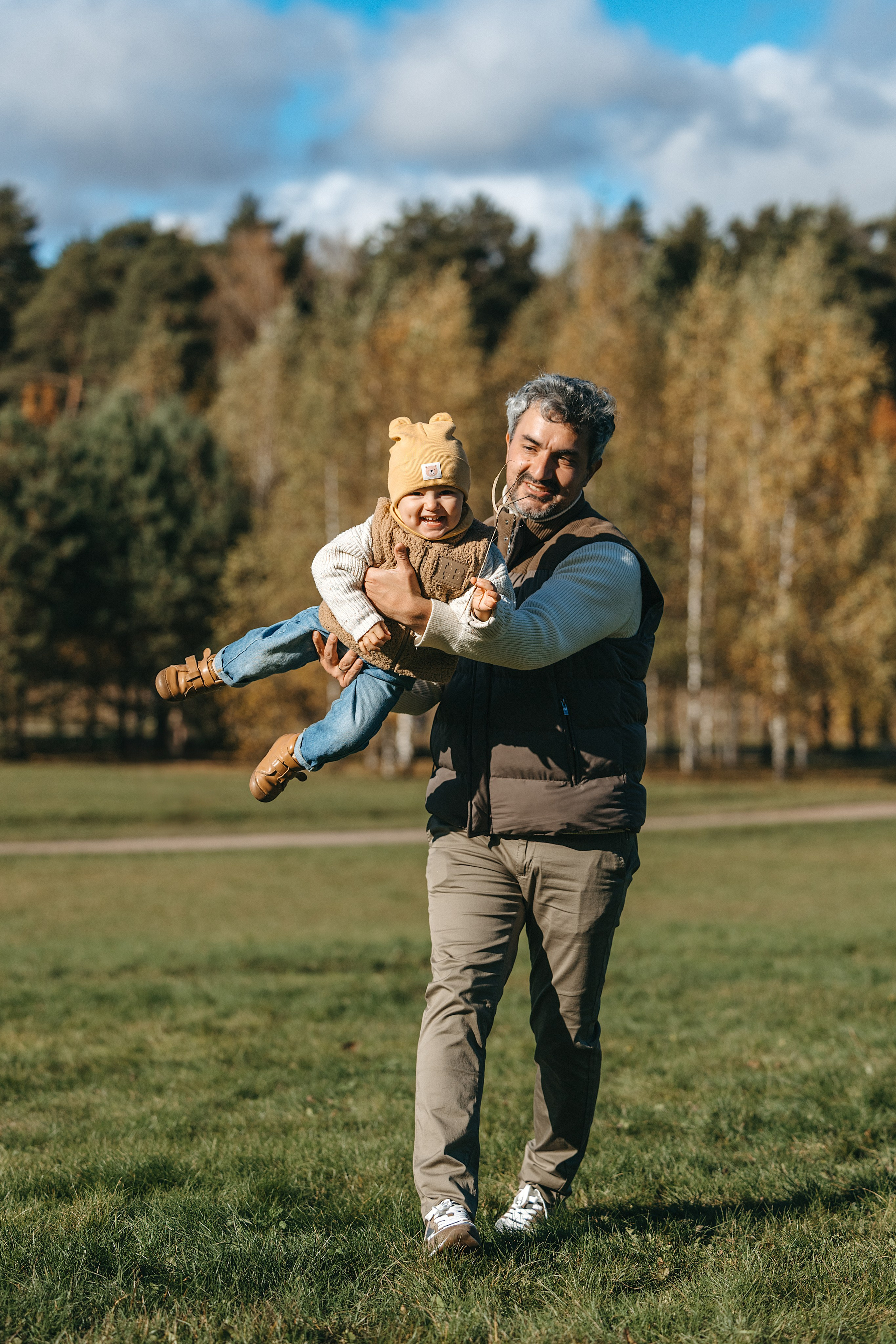 Осенняя семейная съемка. Фотограф Анималист в Москве Анастасия Жучкова