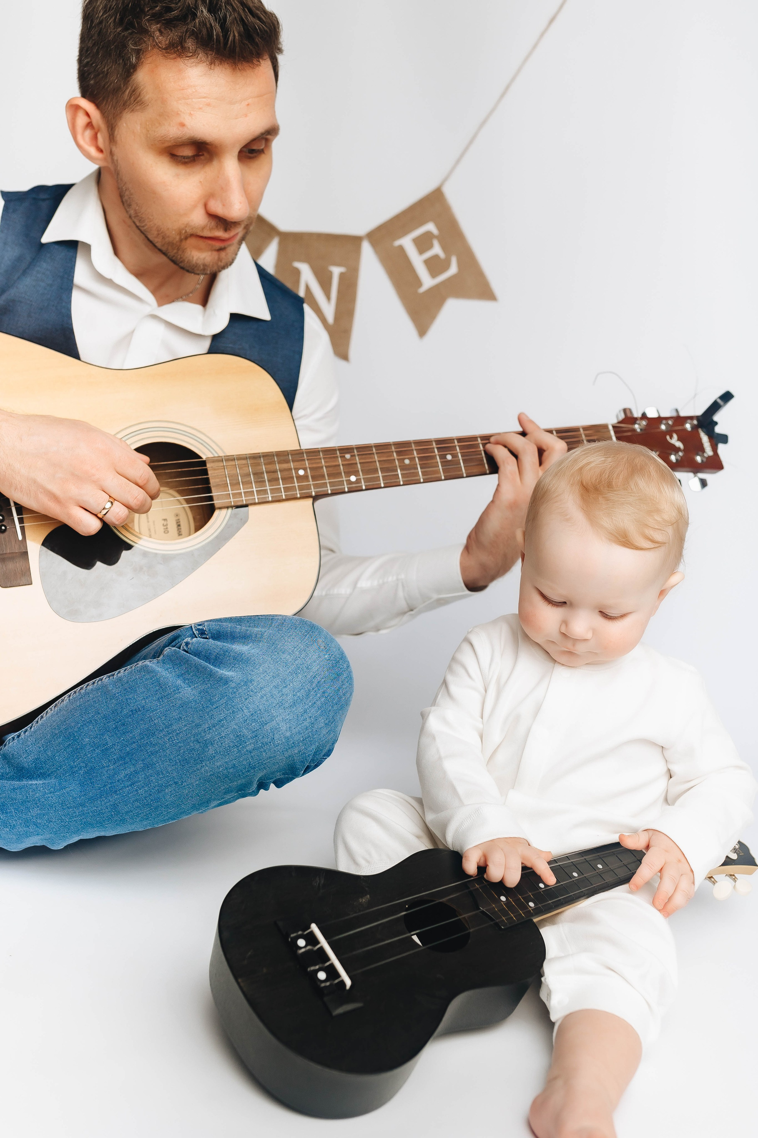 Семейные фото на годиках. Фотограф новорожденных Серпухов, Протвино, Москва I Марина Бурмистрова