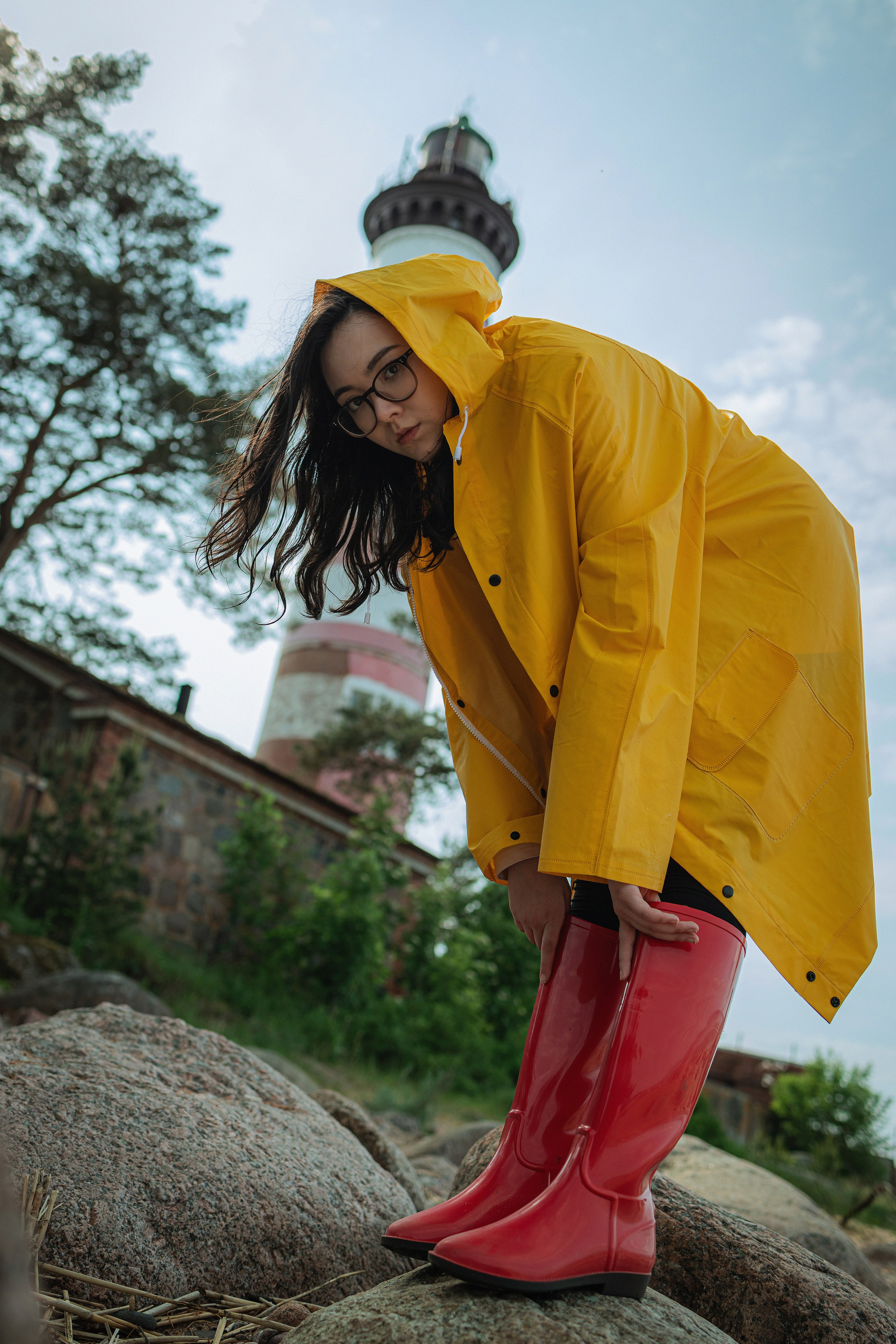 Регина у маяка. Фотограф Санкт-Петербург