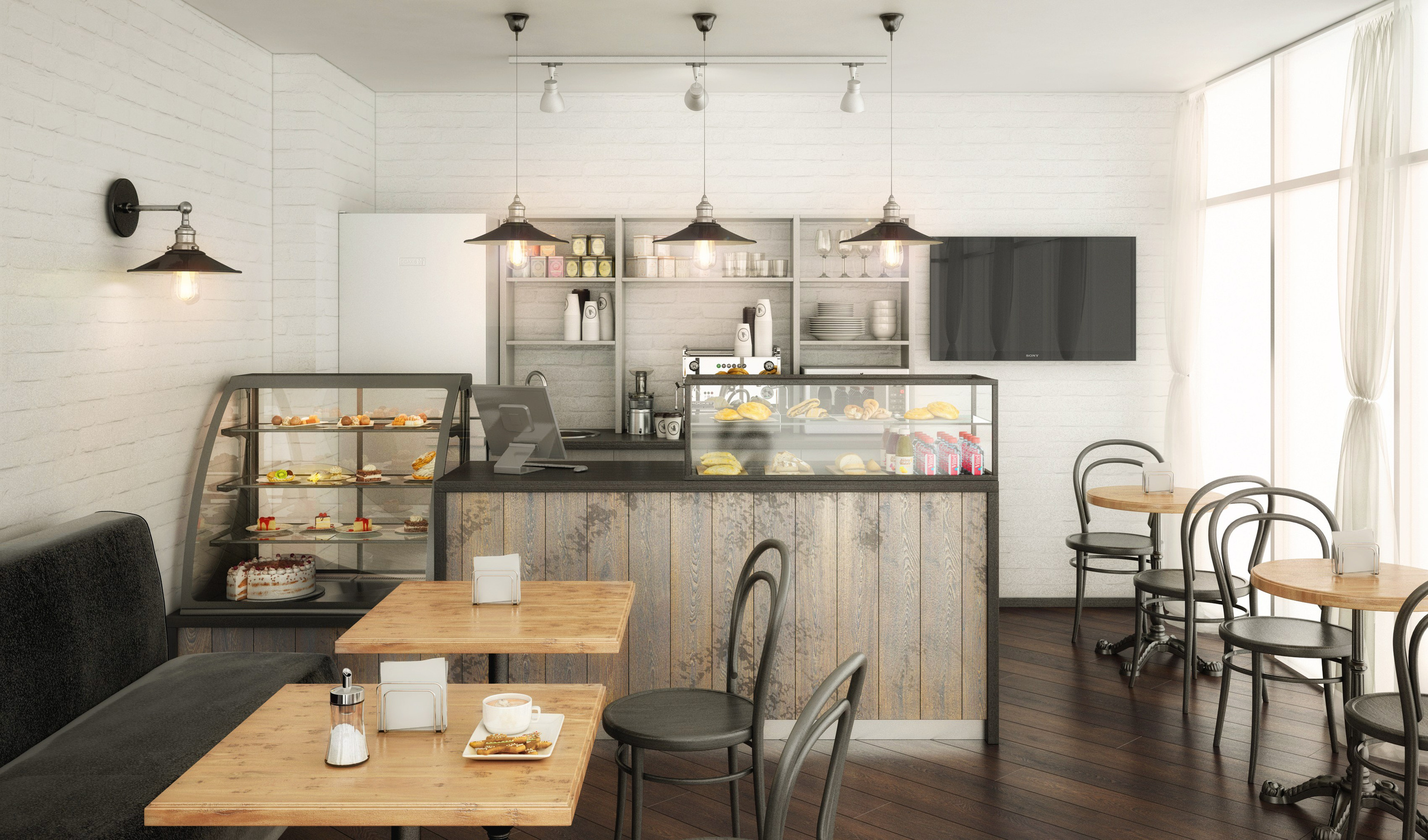 Кафе-пекарня Mr. Breadman. Дизайнер интерьера Екатерина Маркова