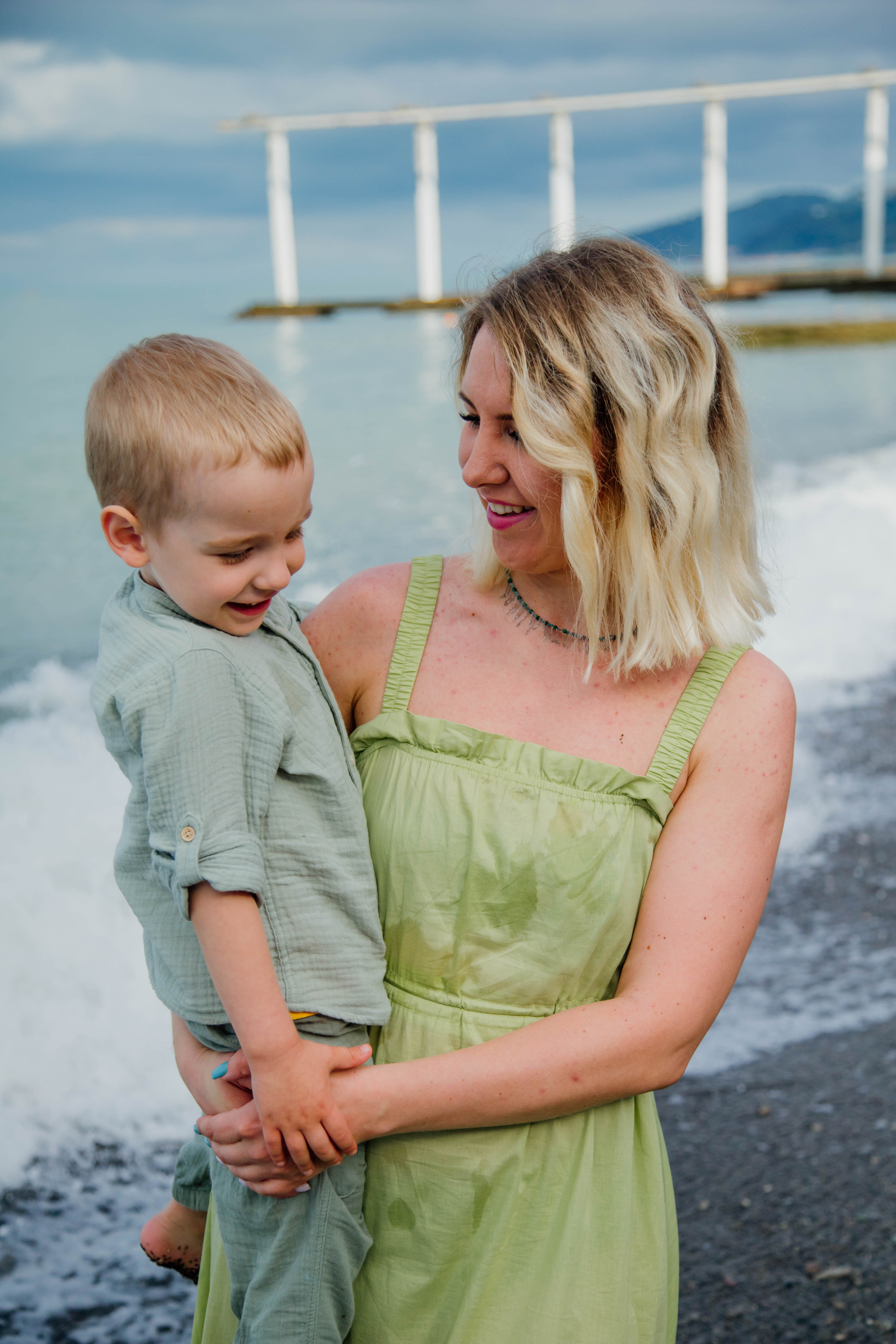 Ксения с сыном. Свадебный, семейный, детский фотограф в Сочи Виолетта Александрова