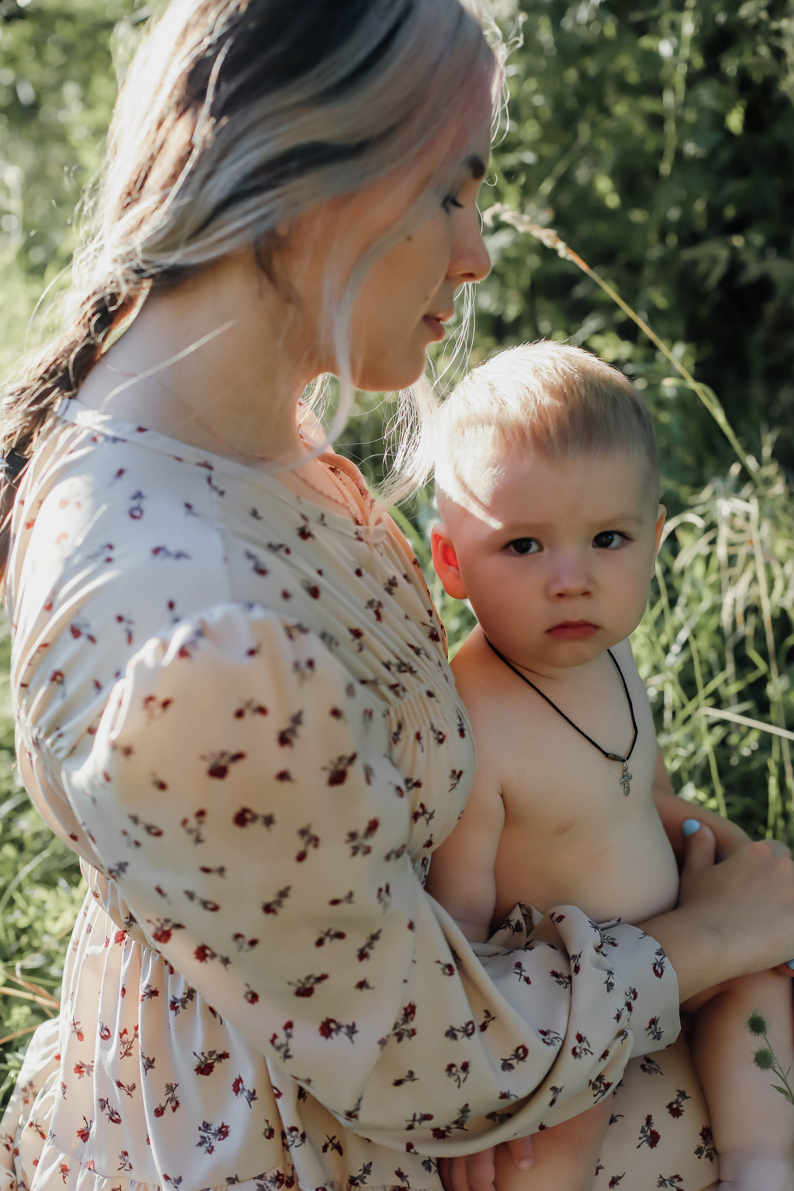 Оля с малышом. Свадебный, семейный, детский фотограф в Сочи Виолетта Александрова