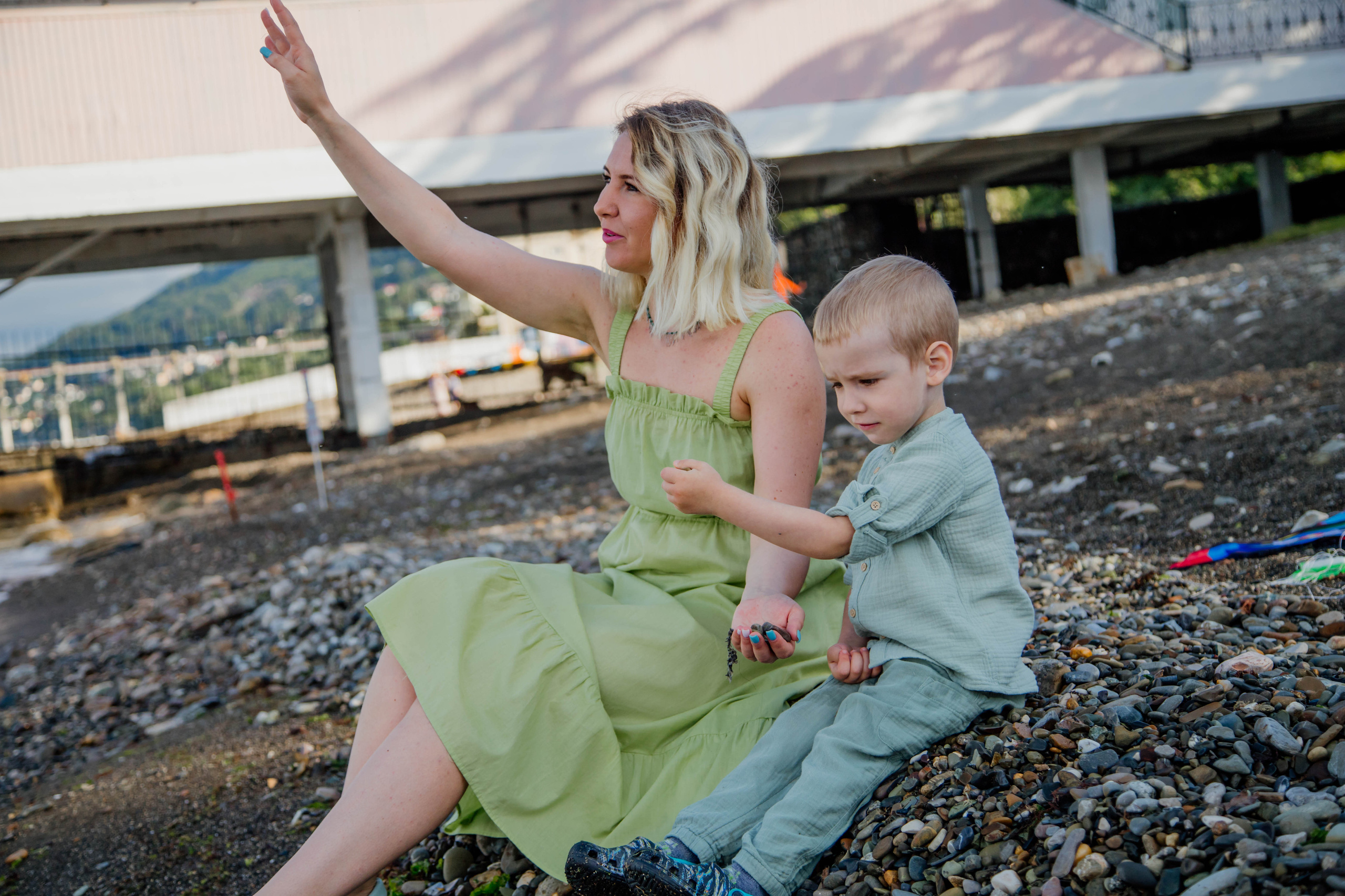 Ксения с сыном. Свадебный, семейный, детский фотограф в Сочи Виолетта Александрова