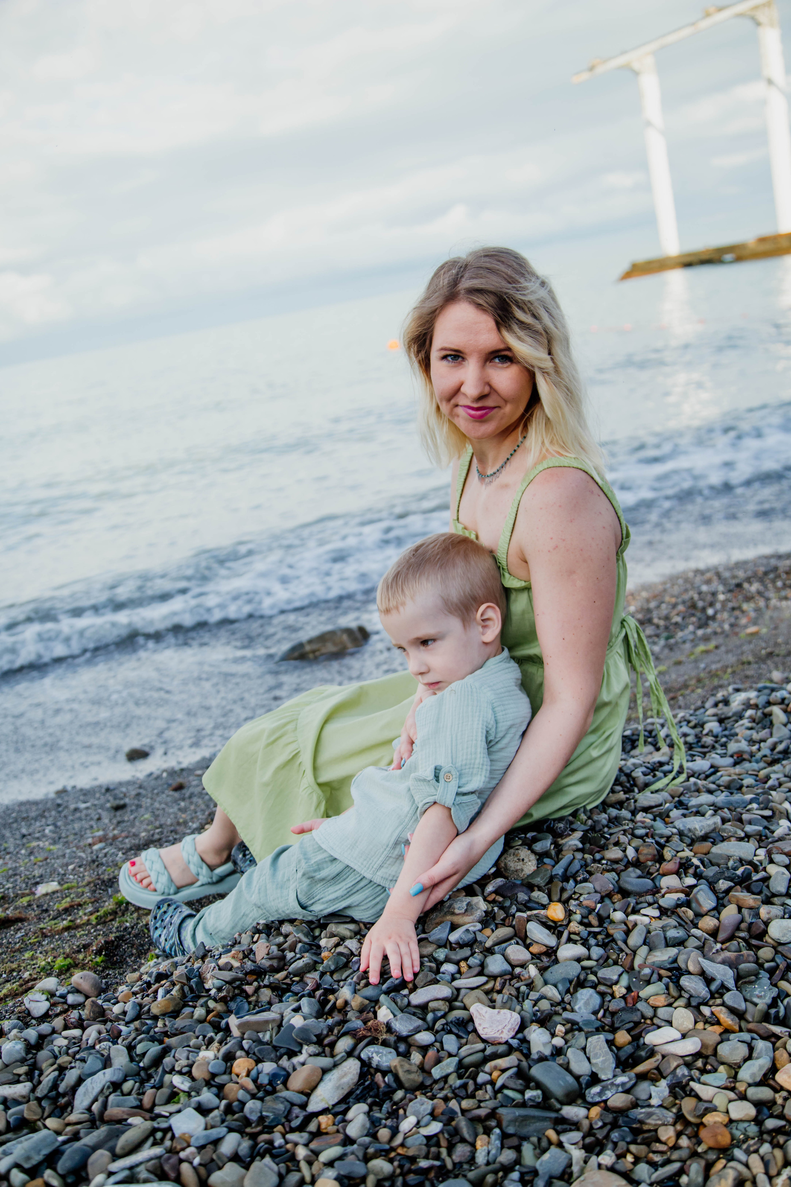 Ксения с сыном. Свадебный, семейный, детский фотограф в Сочи Виолетта Александрова