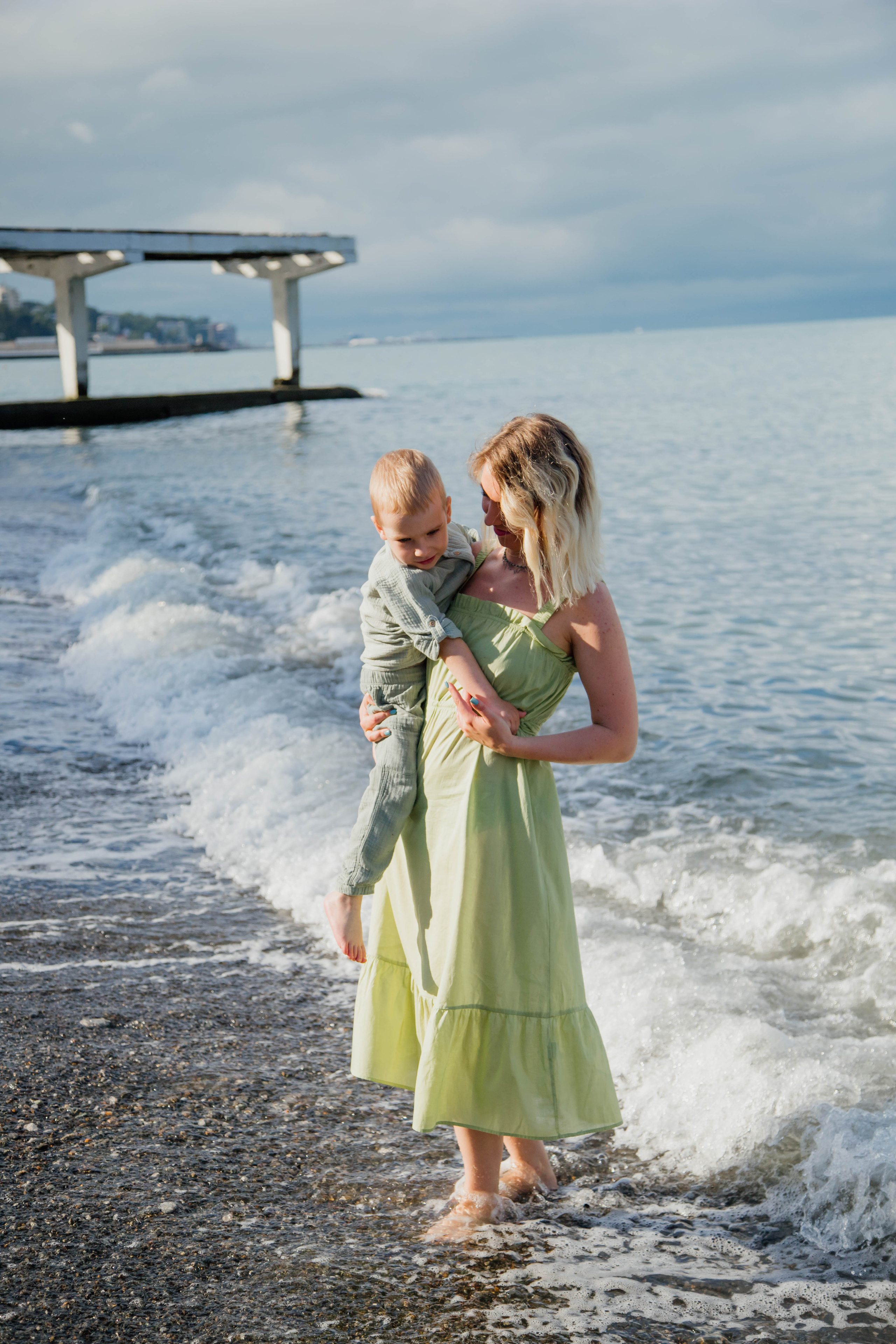Ксения с сыном. Свадебный, семейный, детский фотограф в Сочи Виолетта Александрова