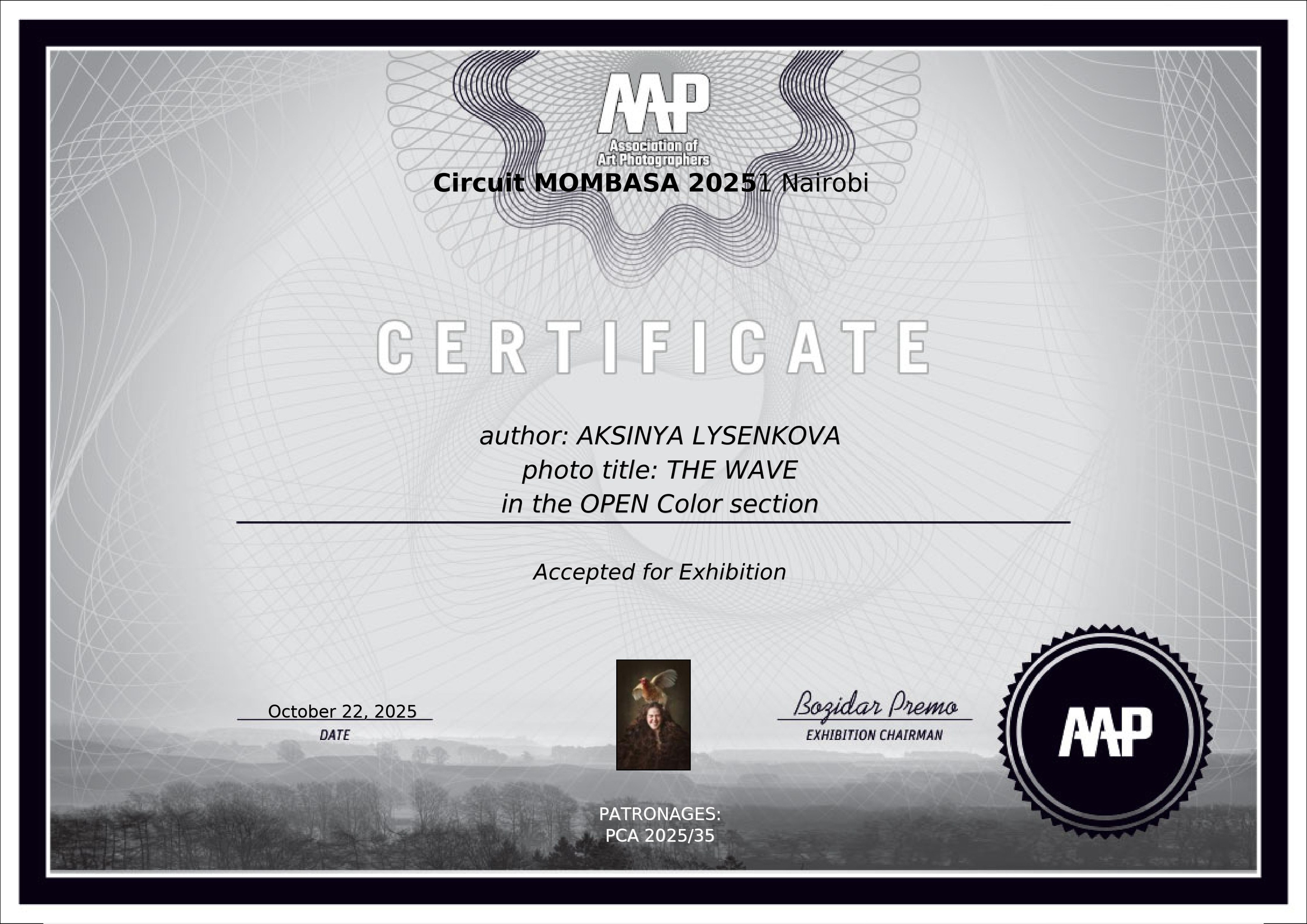 Дипломы. Детский, семейный фотограф в Ижевске и Москве Аксинья Лысенкова ADEN