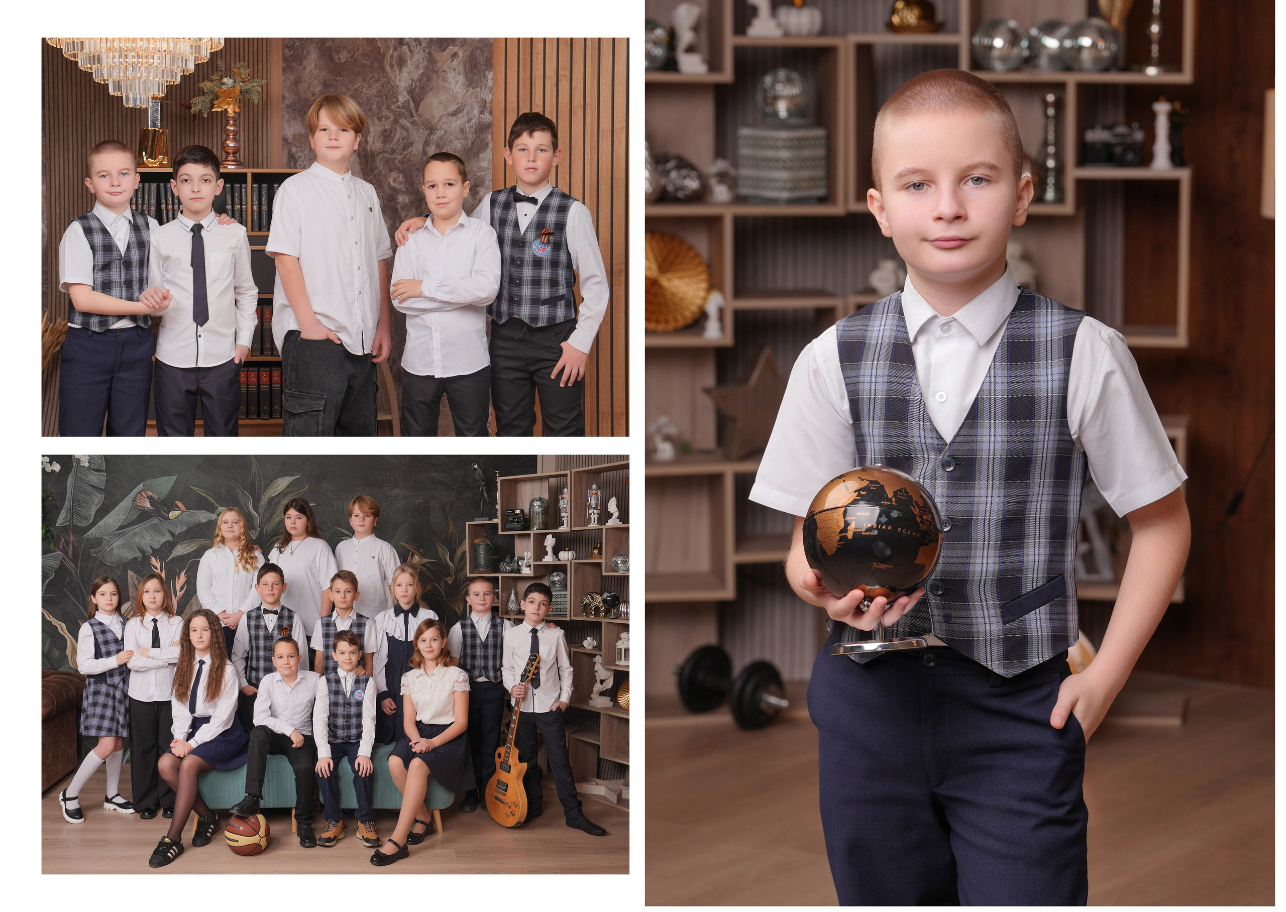 ШКОЛА 50 — 4 «В» класс. Красивый выпускной альбом в Краснодаре