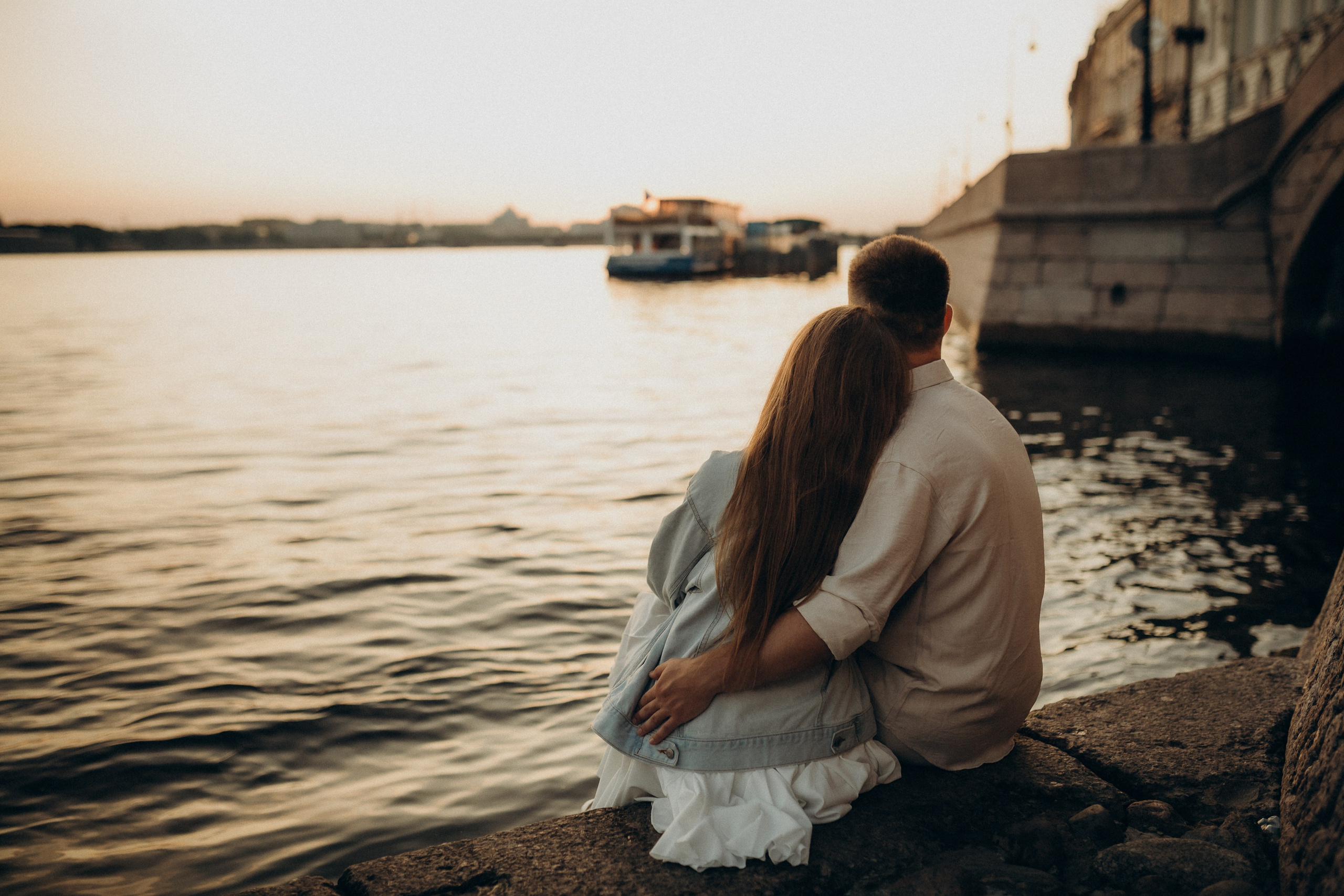 Фотосессия с разводными мостами: LoveStory. Фотограф Санкт-Петербург Князева Елизавета