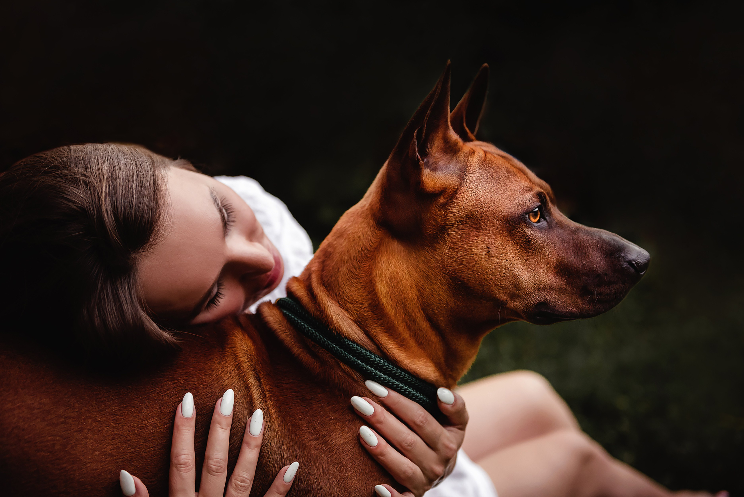 Оксана и Зевс на даче. Семейный Фотограф в Москве Ирина Хохлова