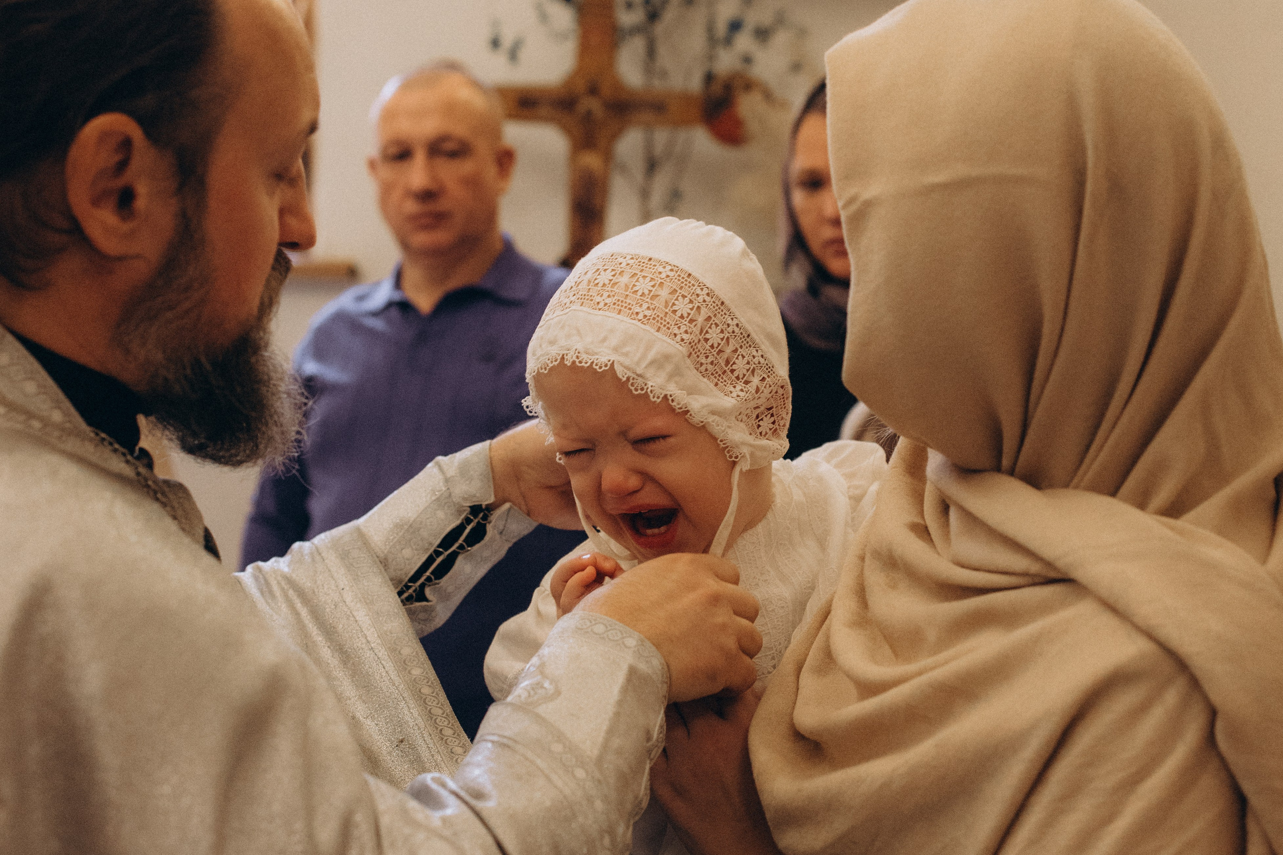 Крещение Надежды. Семейный фотограф Москва Наталия Осьмакова