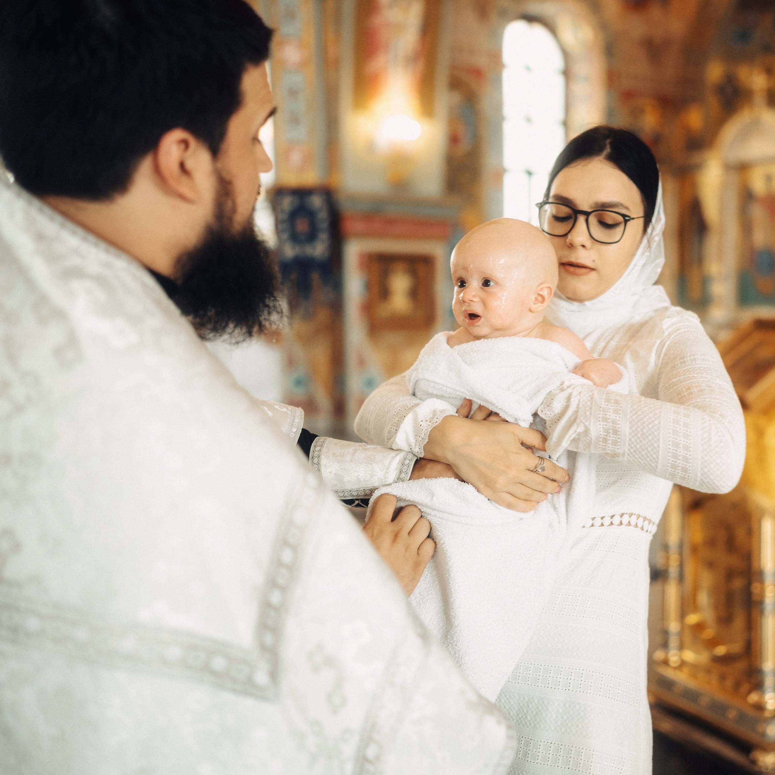 Крещение в храме Всецарица. Свадебный и репортажный фотограф в Воронеже Роман Янко