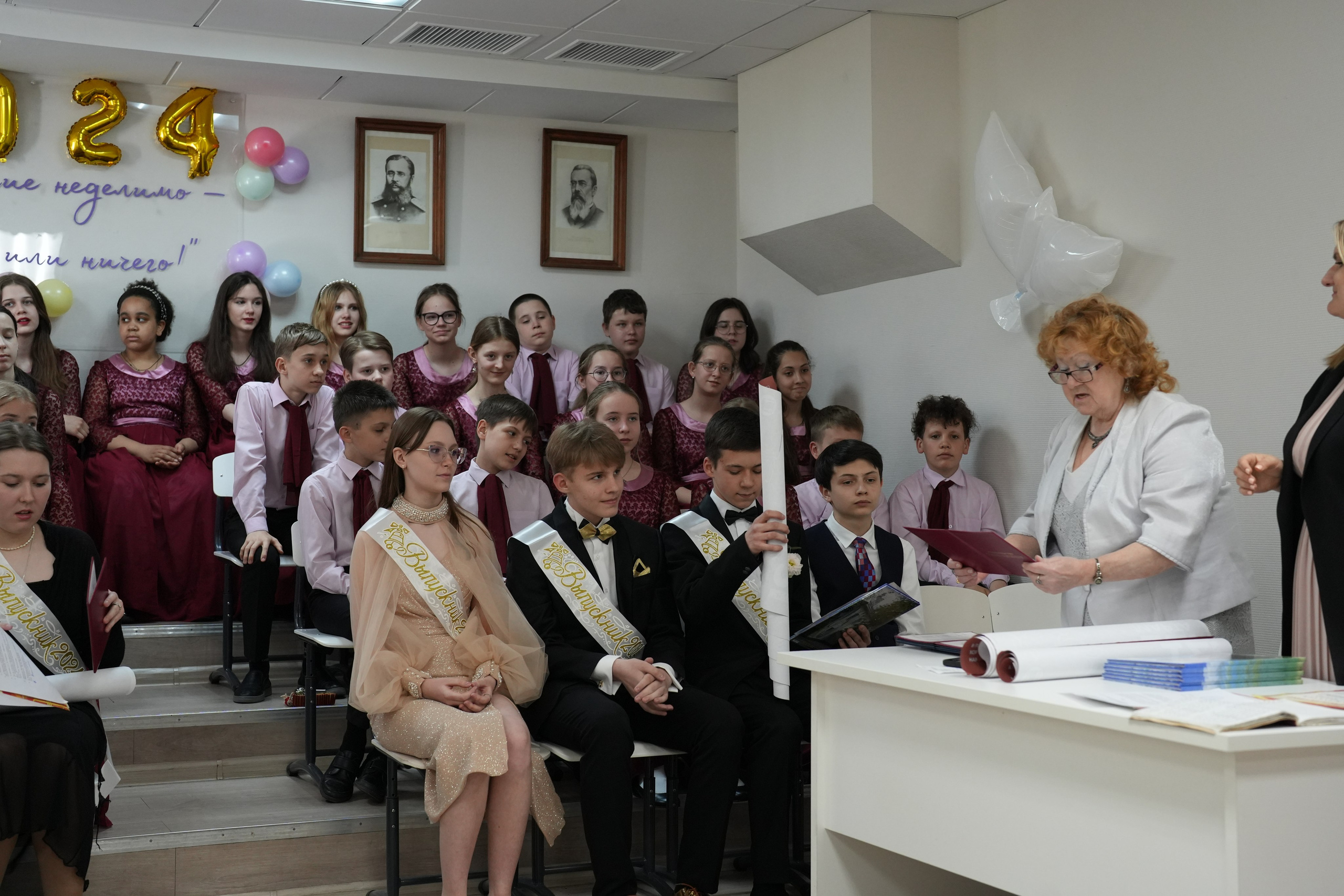 Выпускной в музыкально-хоровой школе г. Москвы № 106. Семейный и детский фотограф в Москве Оксана Чибизова