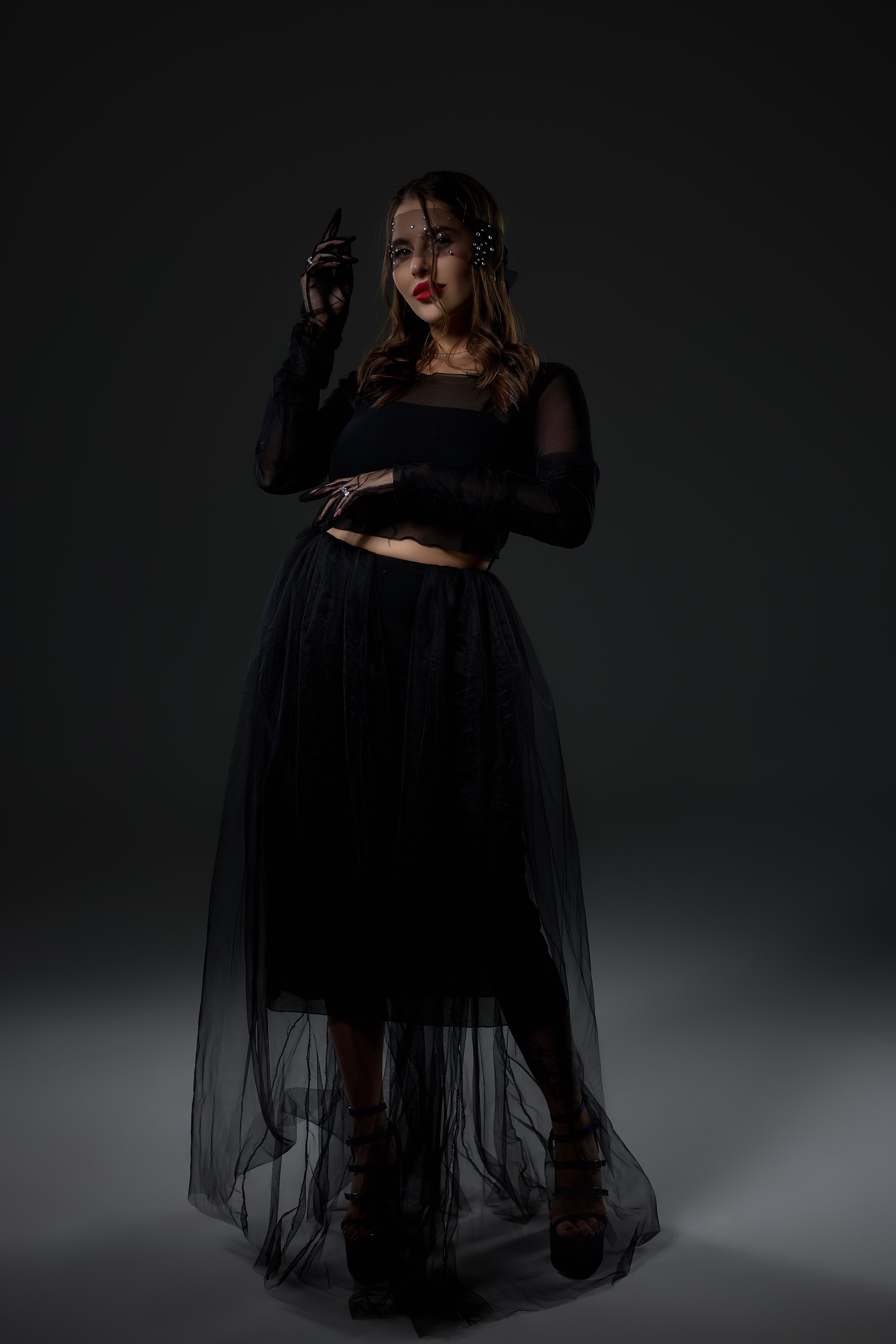 Черный фатин. Фотограф, мобилограф Ростов-на-Дону