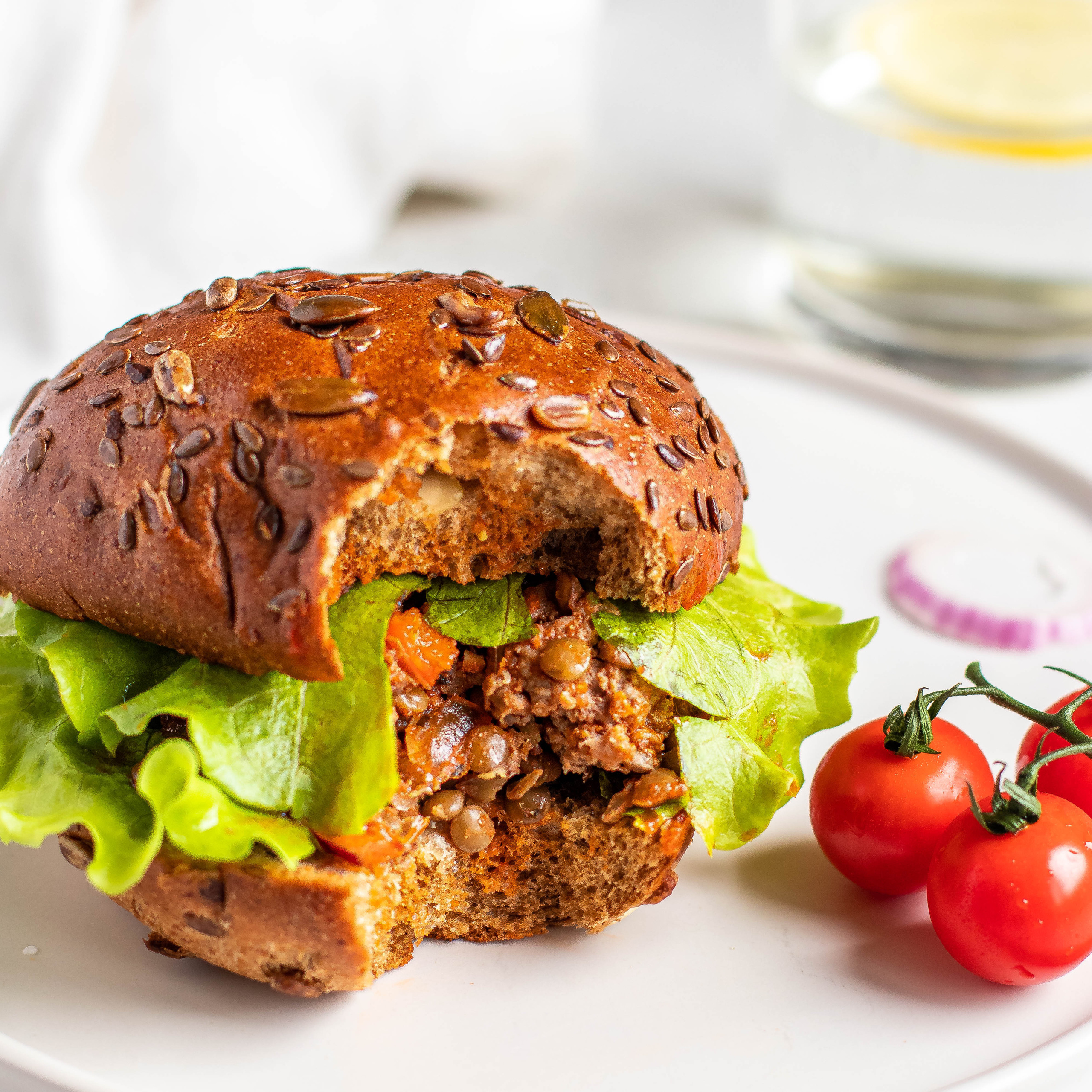 Фуд-стайлинг бургера