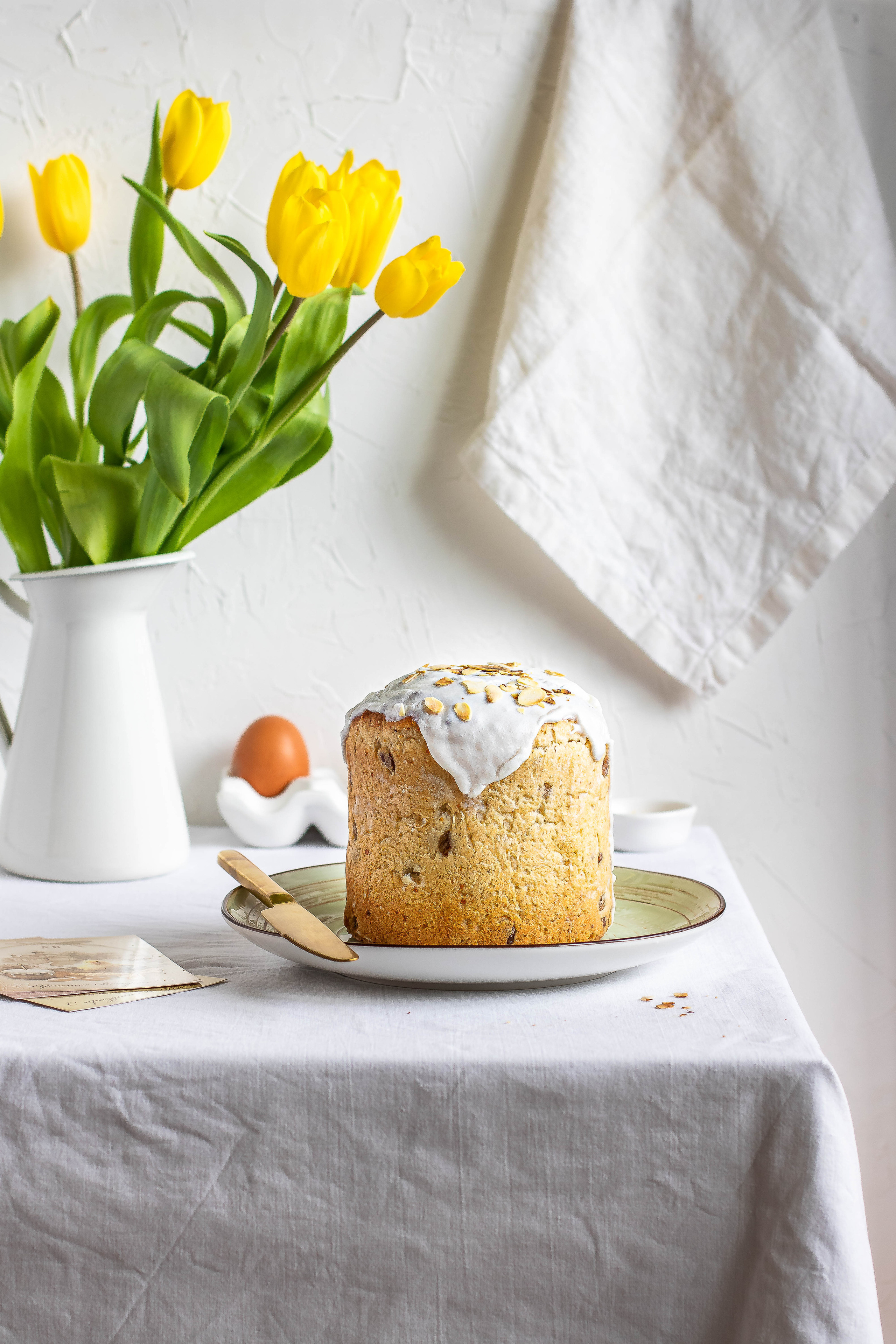 Фуд-съемка Творожный кулич