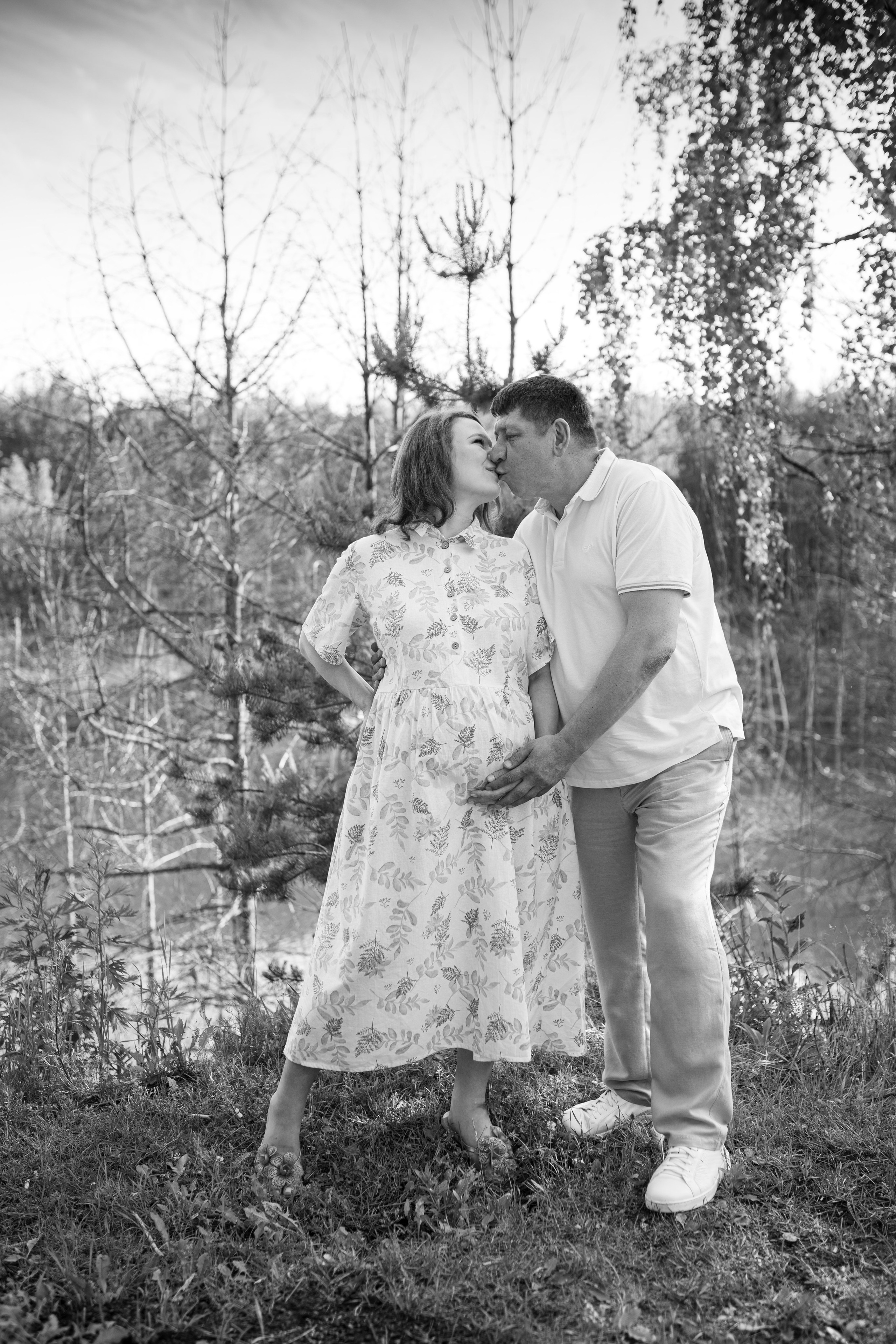 Фотосессия беременности на карьере. Фотограф в Железнодорожном и Балашихе