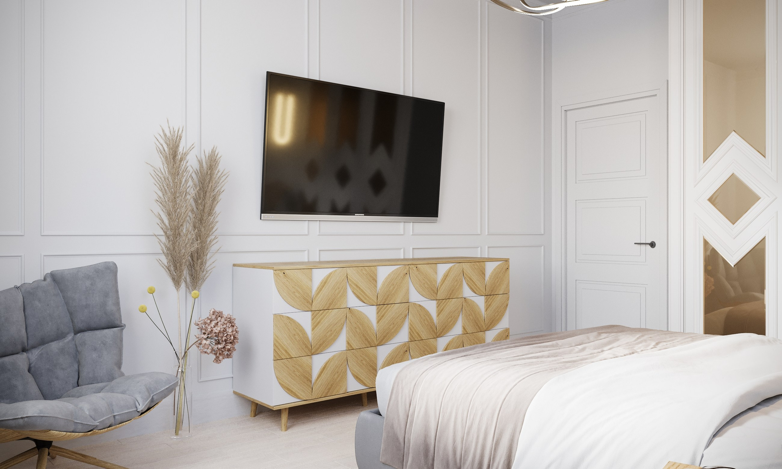 Гостевая комната. Intoo.ru — Дизайн интерьера в Москве. Частный дизайнер Роман Королев