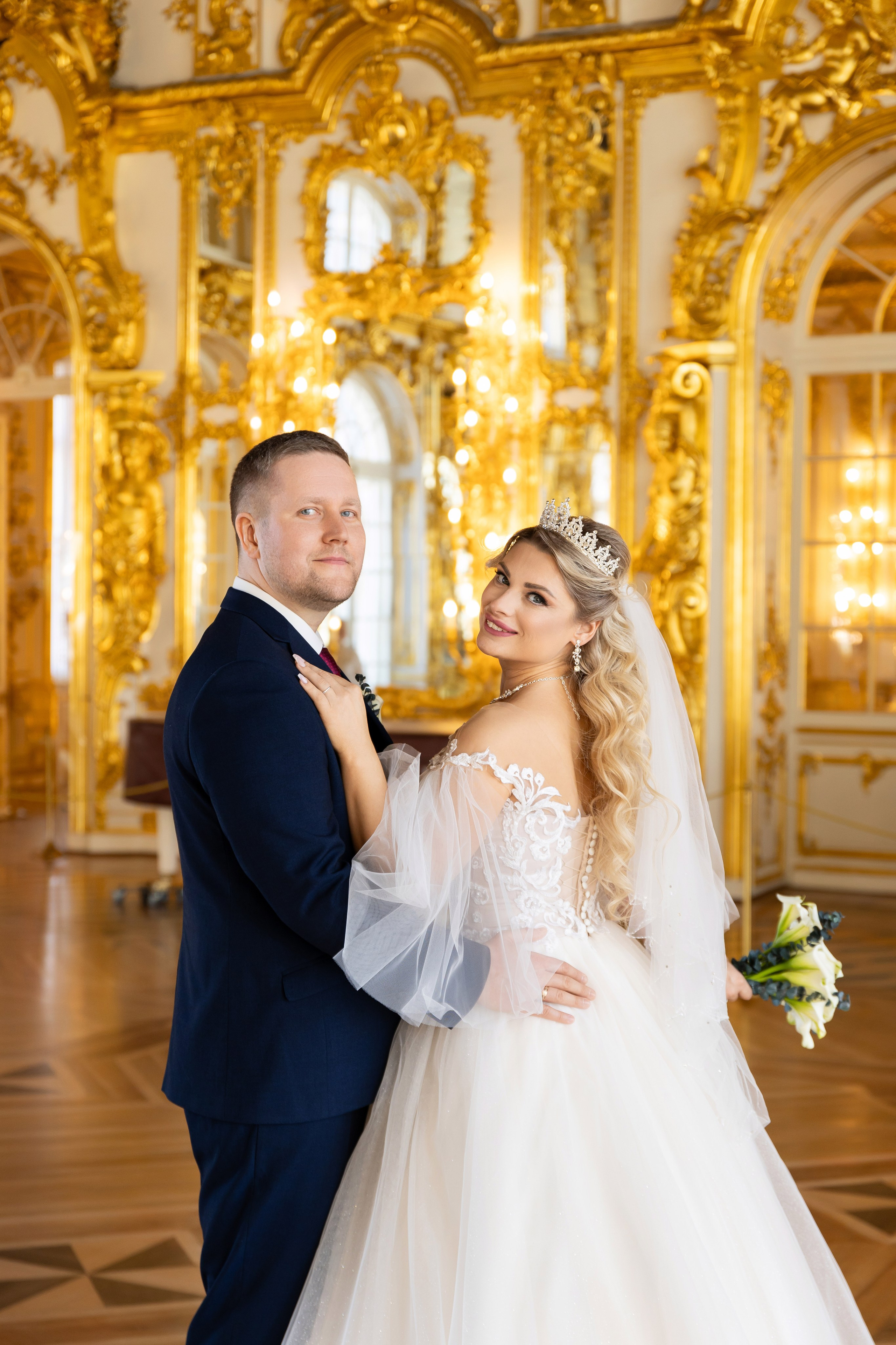 Свадебная фотосессия в Екатерининском дворце. Семейный и свадебный фотограф в Санкт-Петербурге Татьяна Швыкова