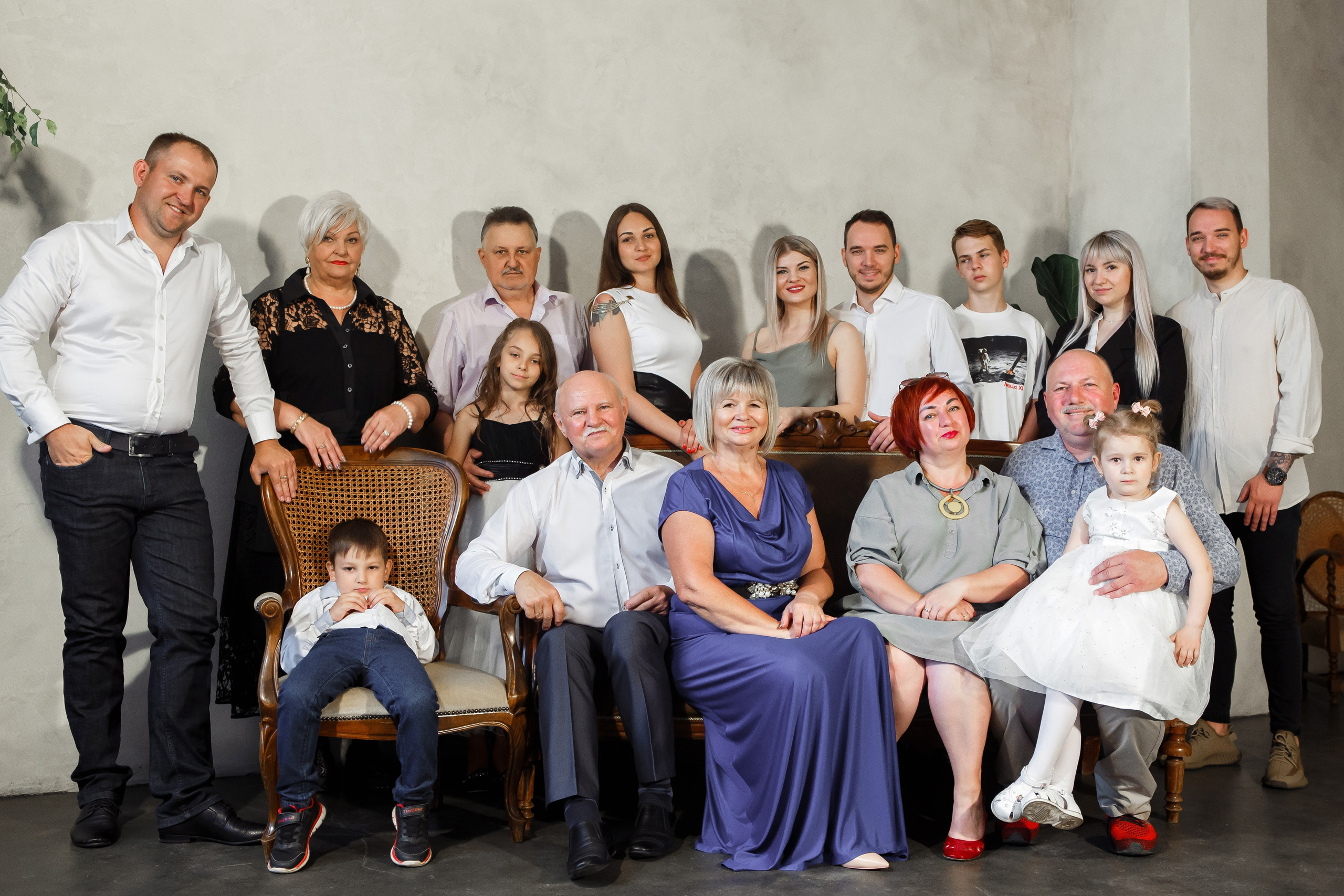 Очень большая семья, личные и парные портреты. Свадебный и портретный Фотограф в Липецке Дмитрий Котюков