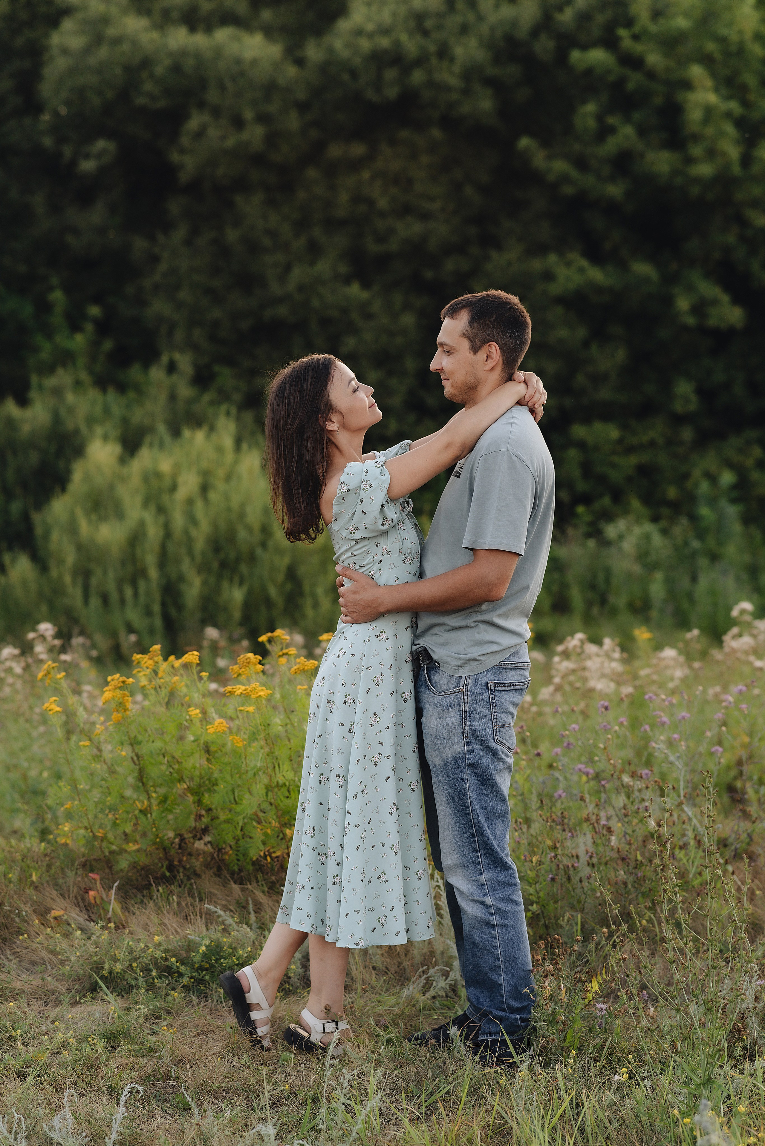 Семейная съемка на закате. Фотограф Карина Шмулёва. Воронеж и область