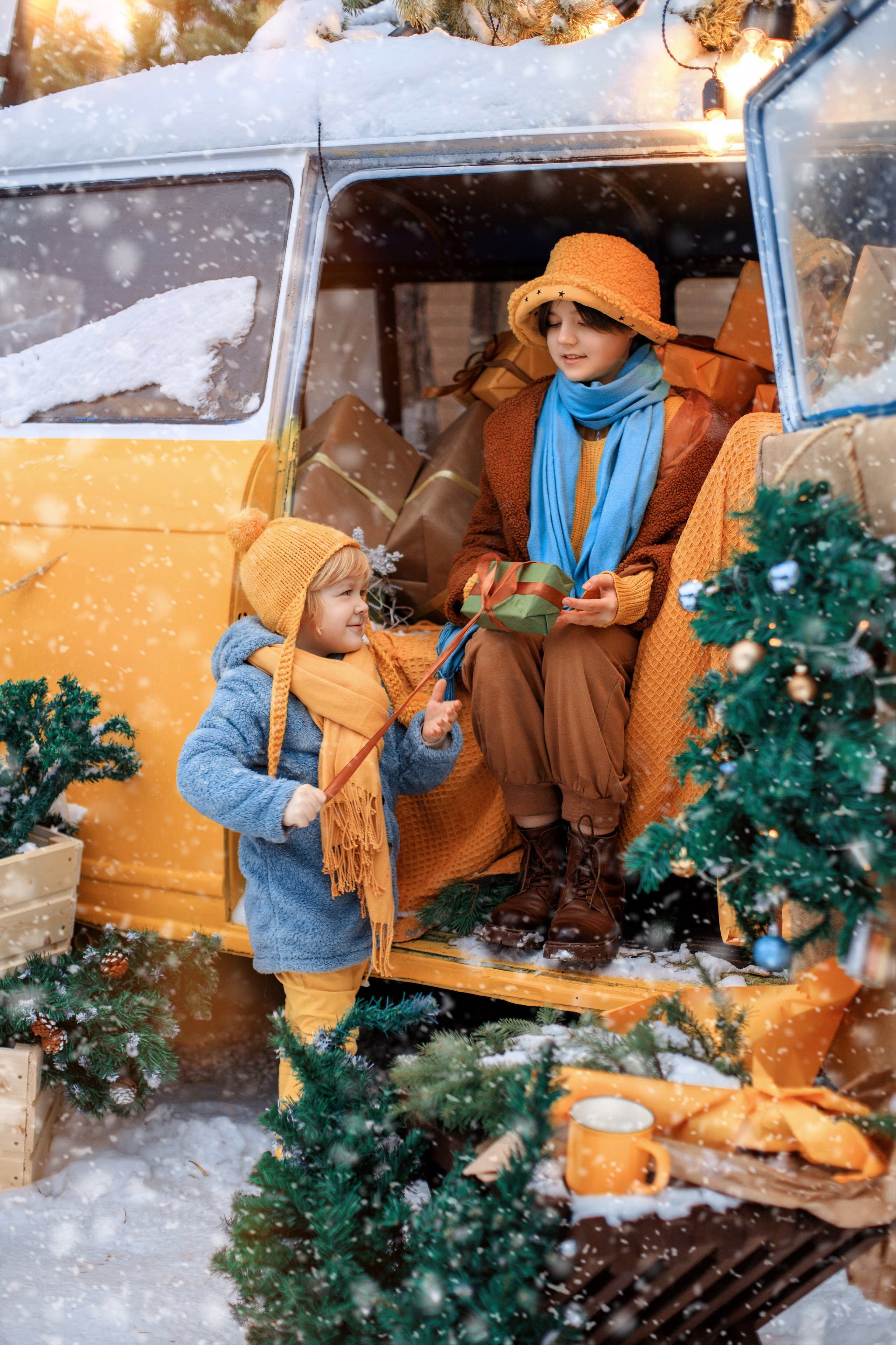 Фотопроект " Зимний фургон» 2023. Фотограф Елена Аленская