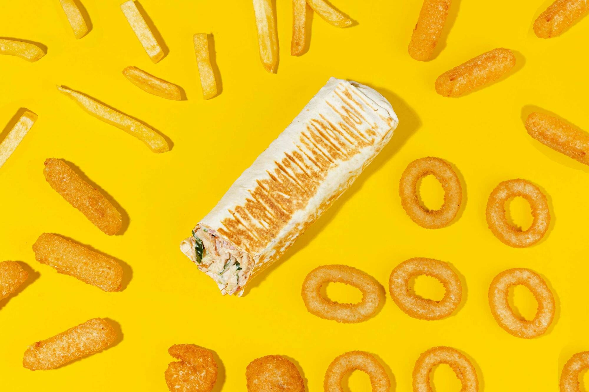 Съёмка меню для шавермы "Веретено"