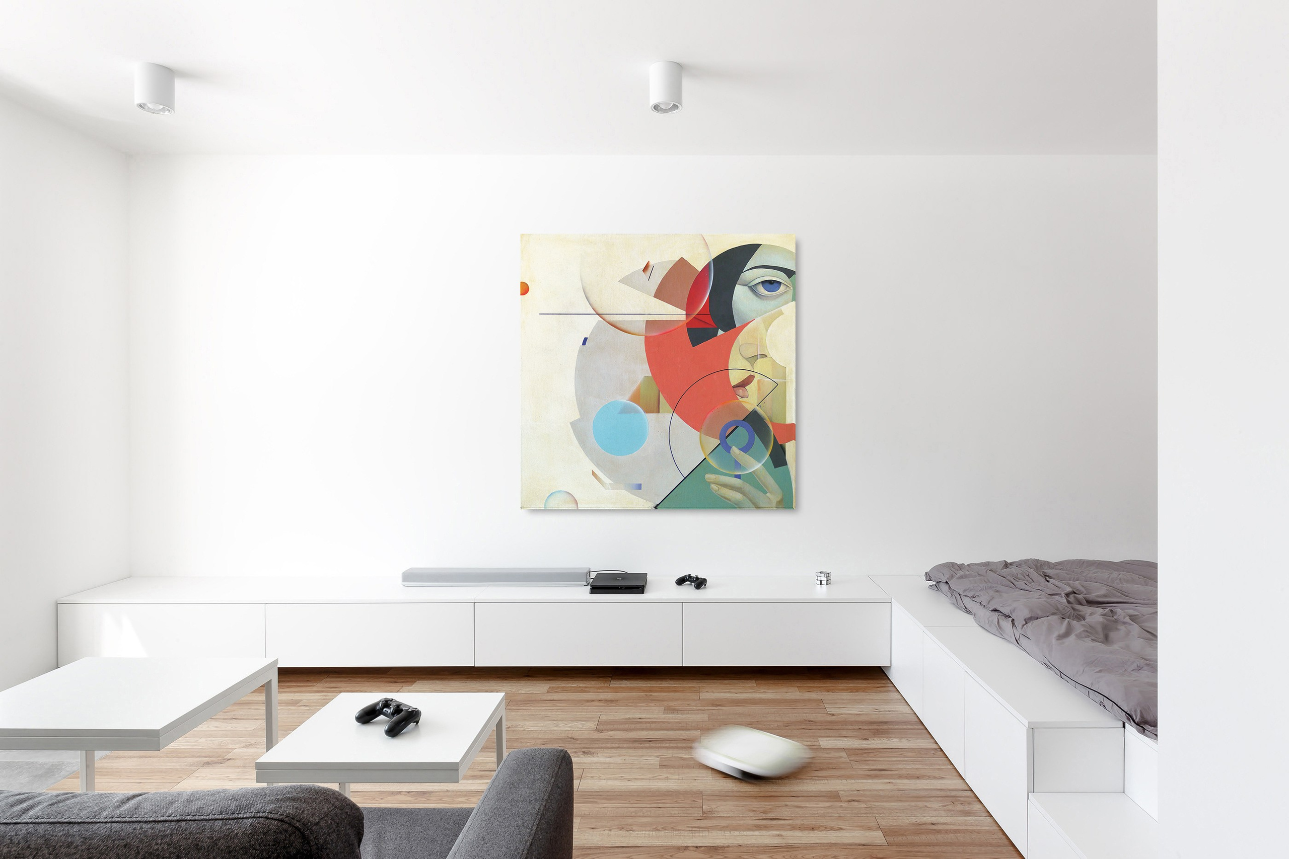 Парящие. Художник-абстракционист Ольга Рикун. Москва