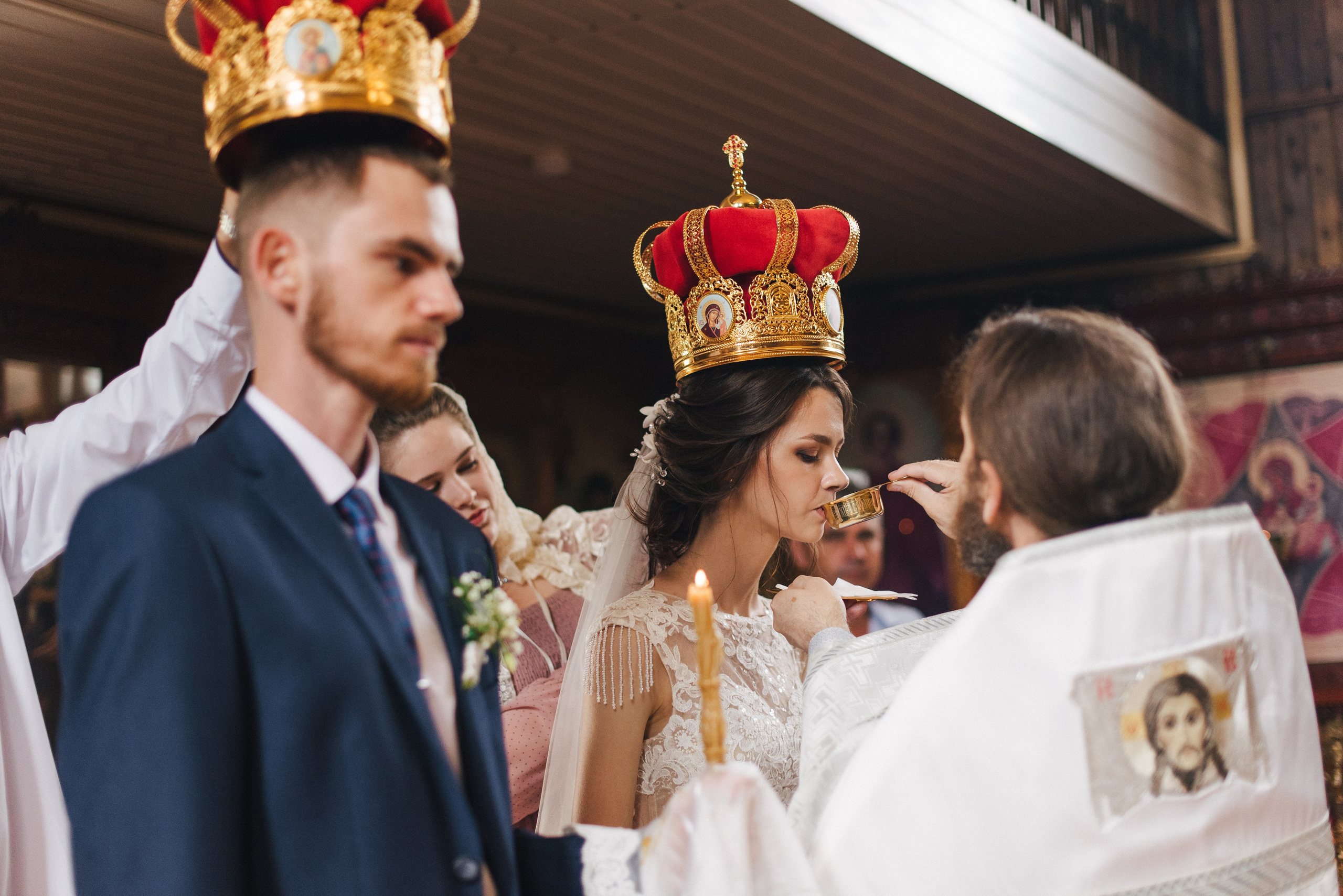 Венчание Никиты и Тони — Храм Иоанна Кронштадского. Свадебный и семейный фотограф Волгоград Москва